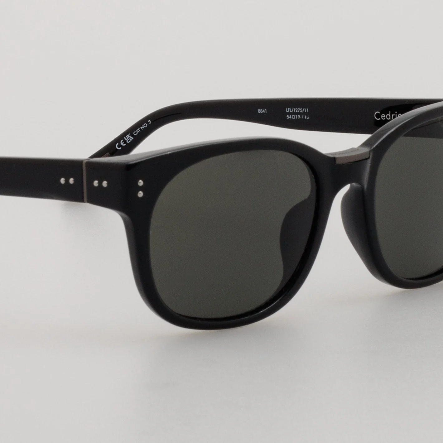 Cedric Sunglasses in Matt Black Nickel - Image 4