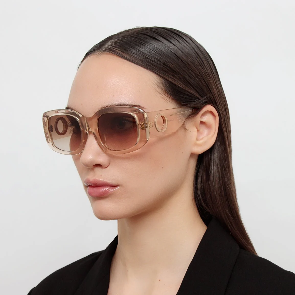 Celeste Oversize Sunglasses in Ash - Image 3