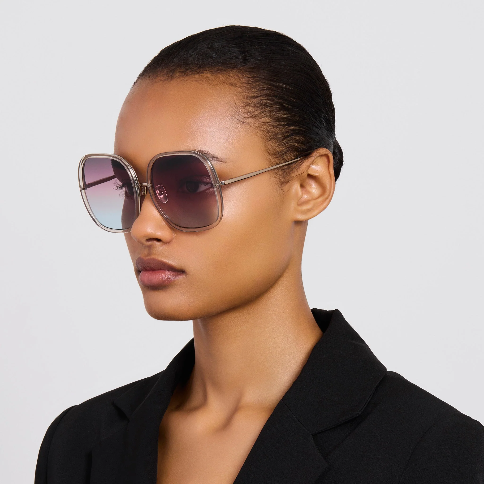 Celia Sunglasses in Truffle and Dusk - Image 3