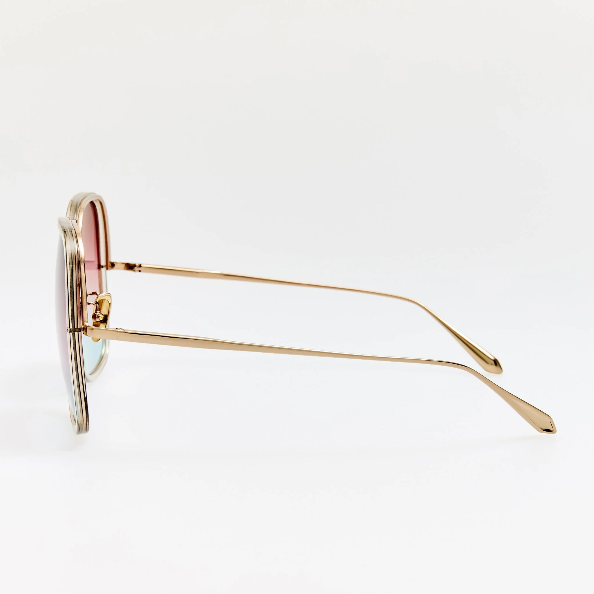 Celia Sunglasses in Truffle and Dusk - Image 4