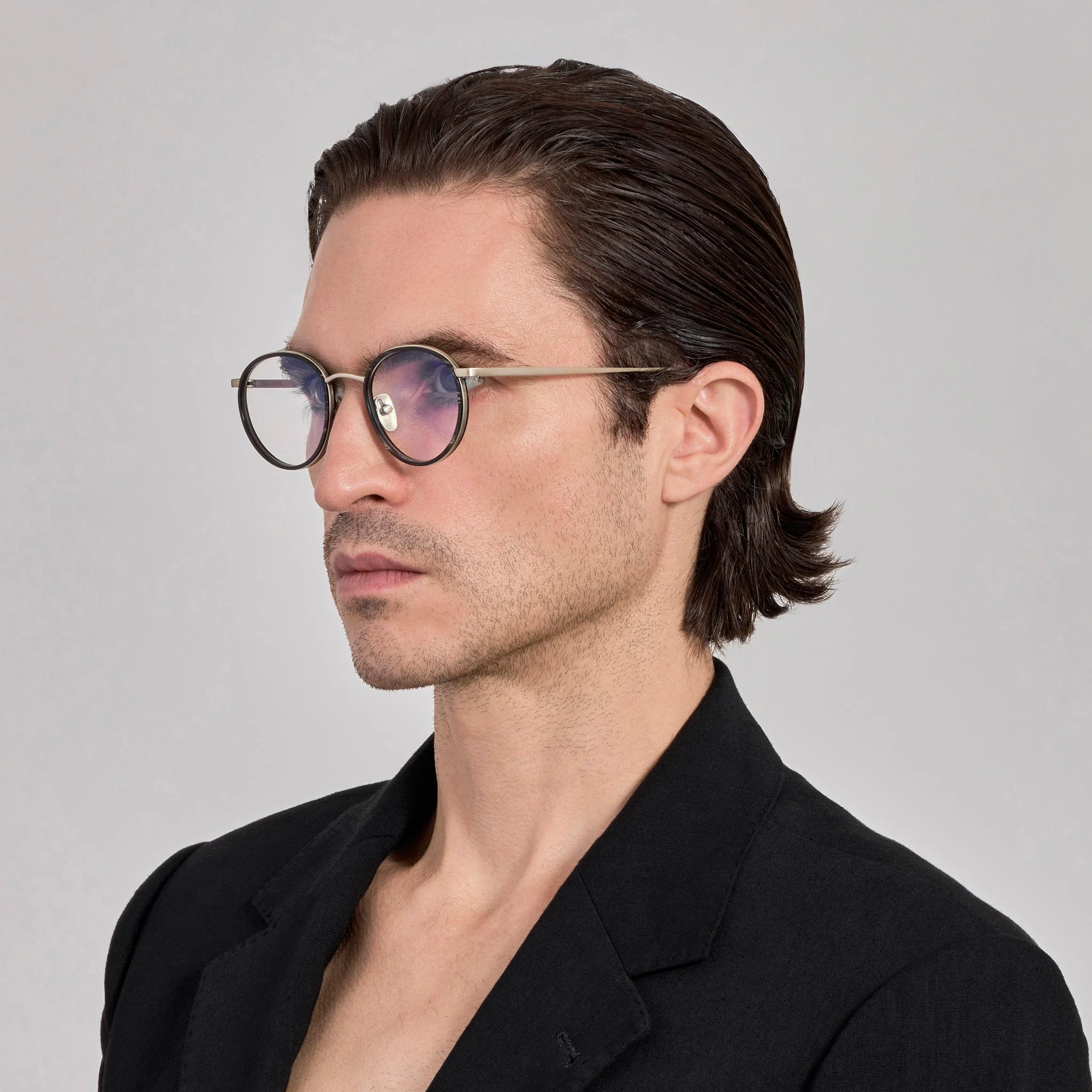 Chaplin Optical in Buffalo Horn and 925 Sterling Silver - Image 3