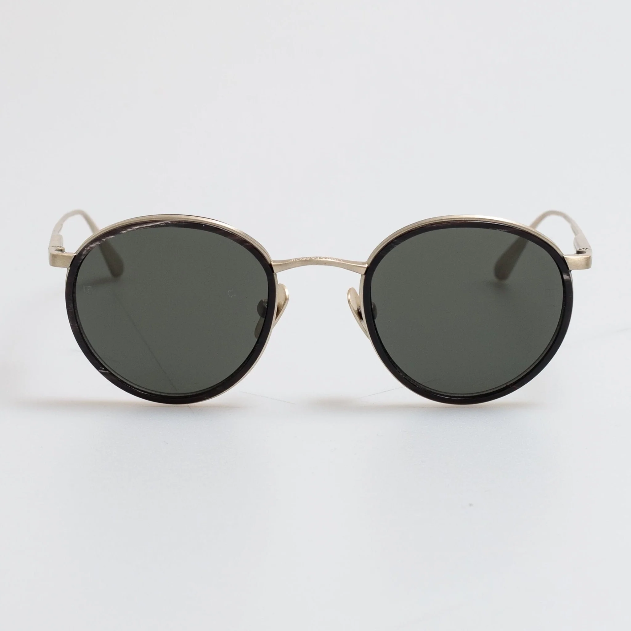 Chaplin Sunglasses in Buffalo Horn and 925 Sterling Silver