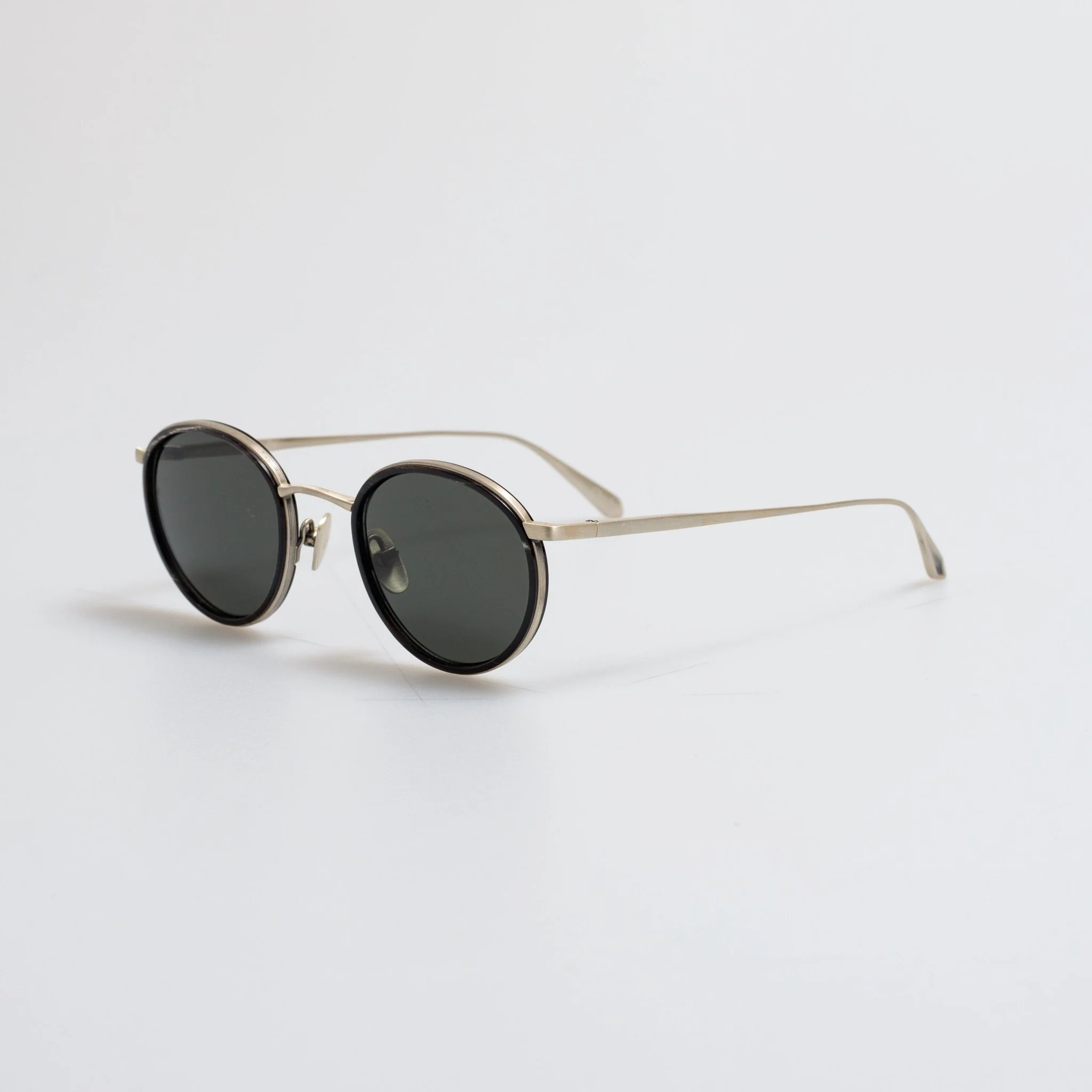 Chaplin Sunglasses in Buffalo Horn and 925 Sterling Silver - Image 2