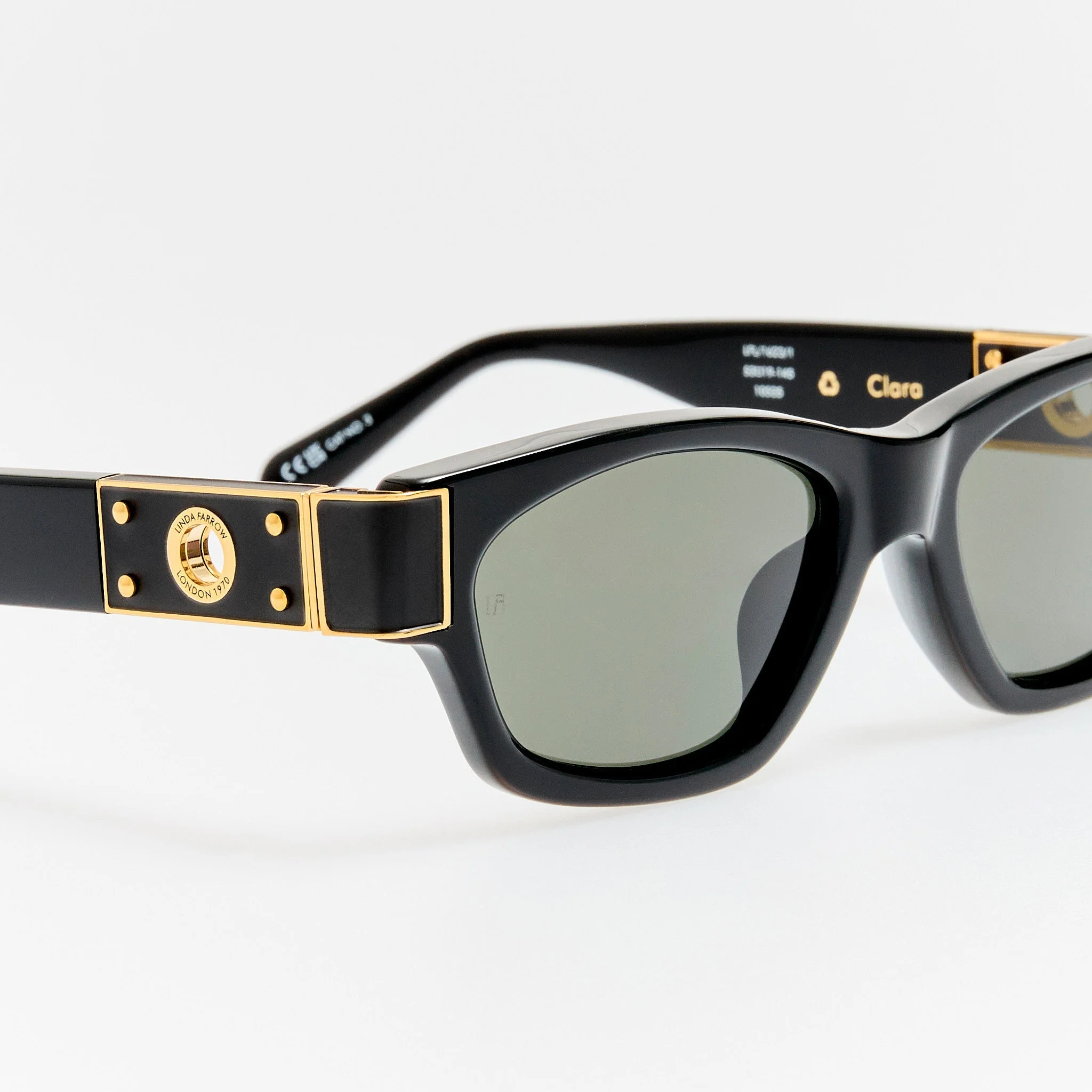 Clara Sunglasses in Black - Image 6