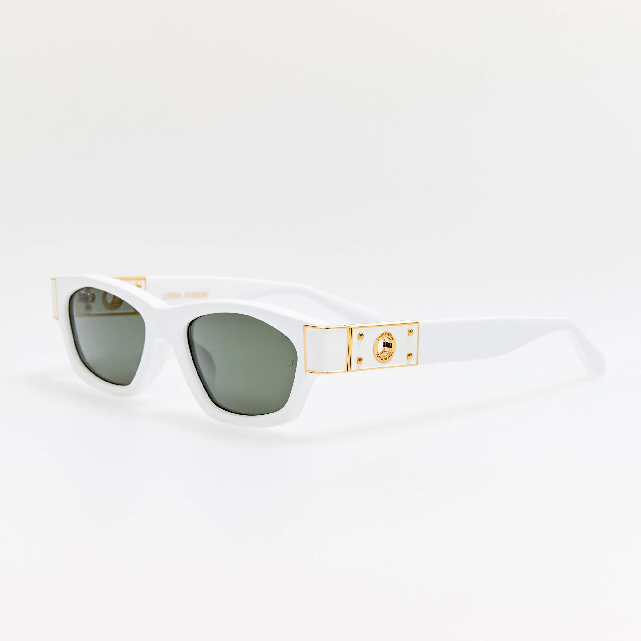 Clara Sunglasses in White - Image 2