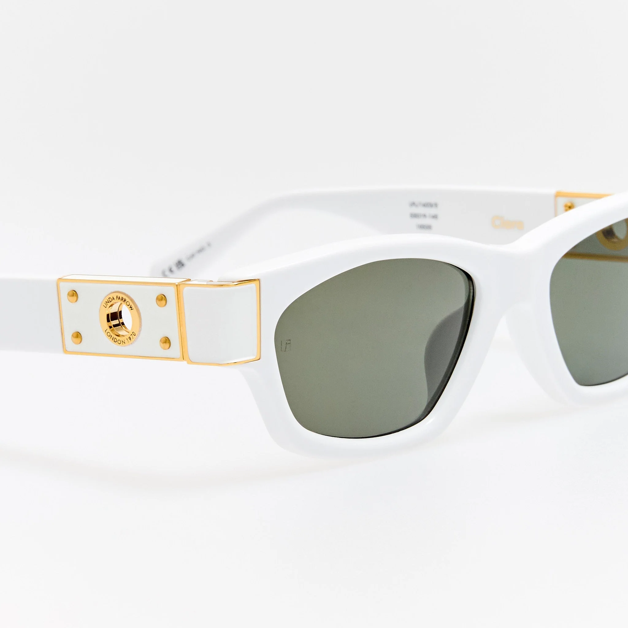 Clara Sunglasses in White - Image 6