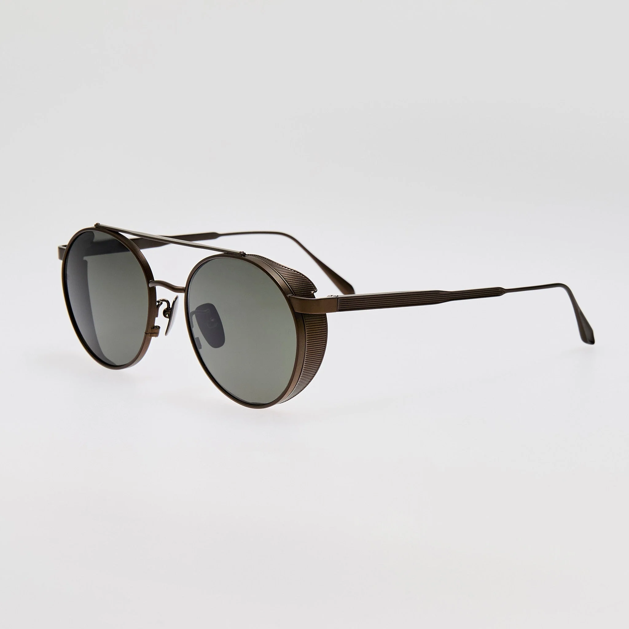 Conor Sunglasses in Matt Black Nickel - Image 2