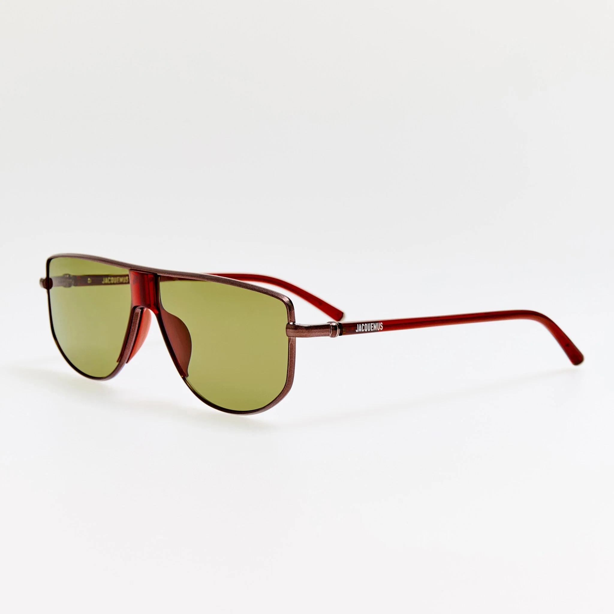 Corsa Sunglasses in Metallic Brown - Image 2