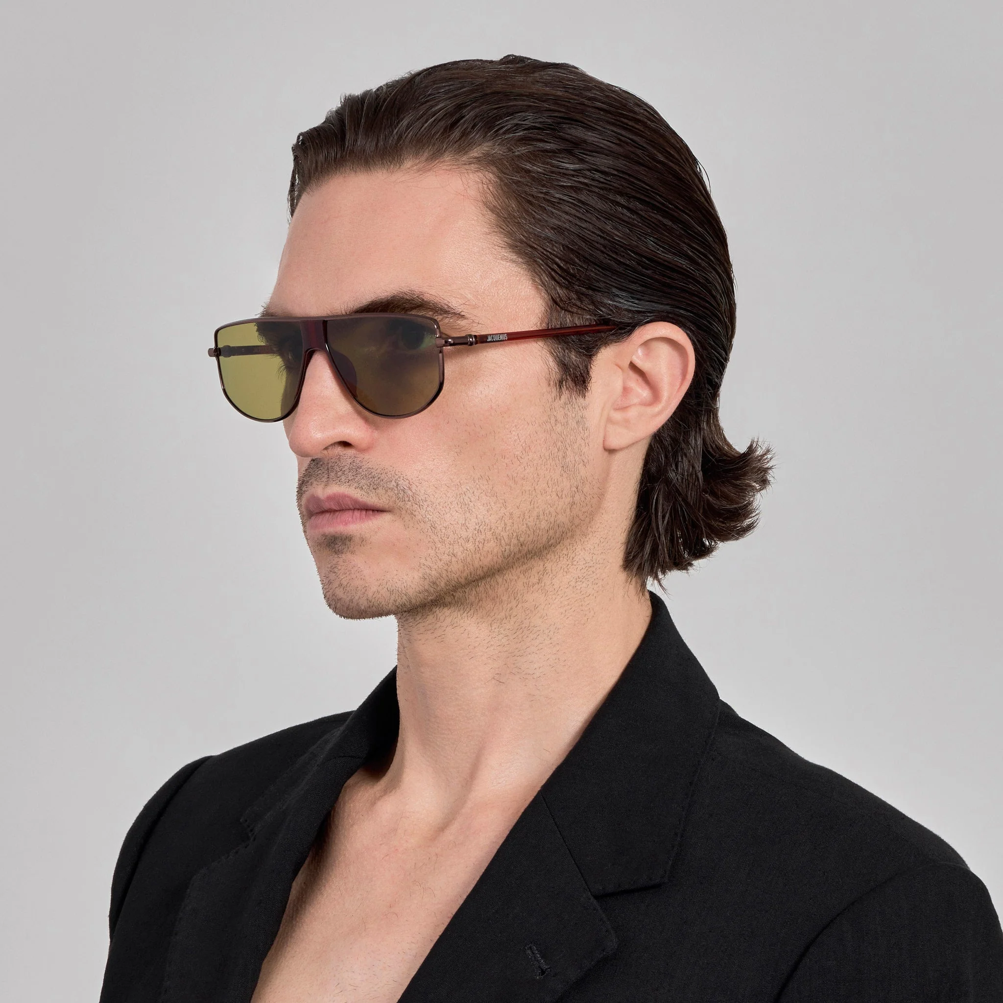Corsa Sunglasses in Metallic Brown - Image 6