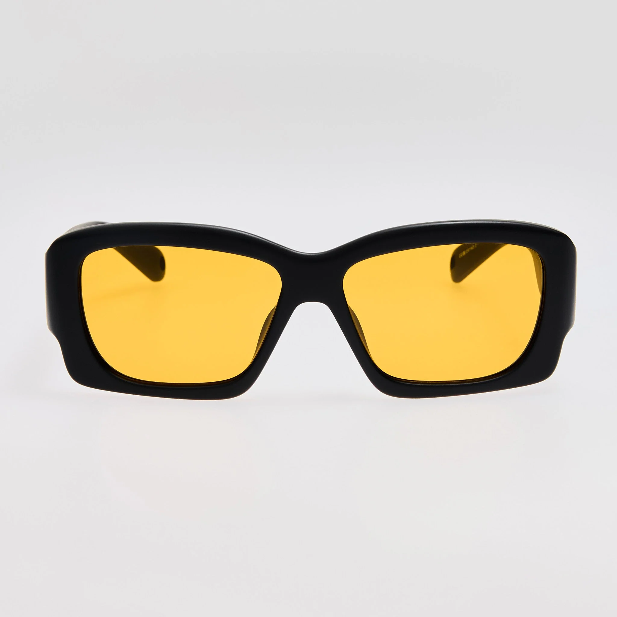Croisiere Rectangular Sunglasses in Matt Black