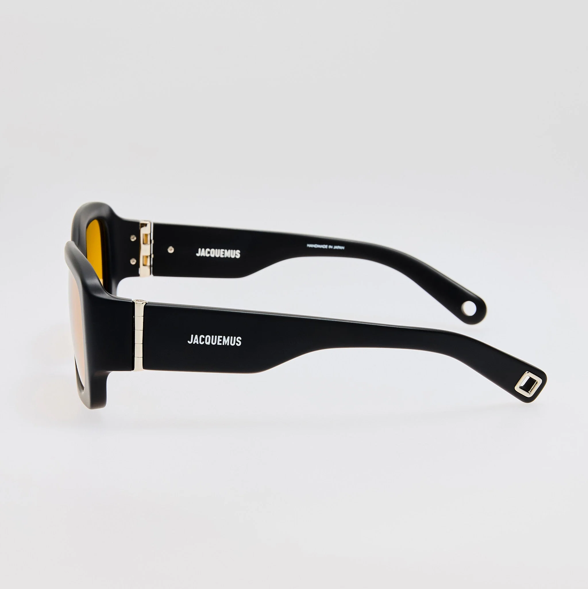 Croisiere Rectangular Sunglasses in Matt Black - Image 3