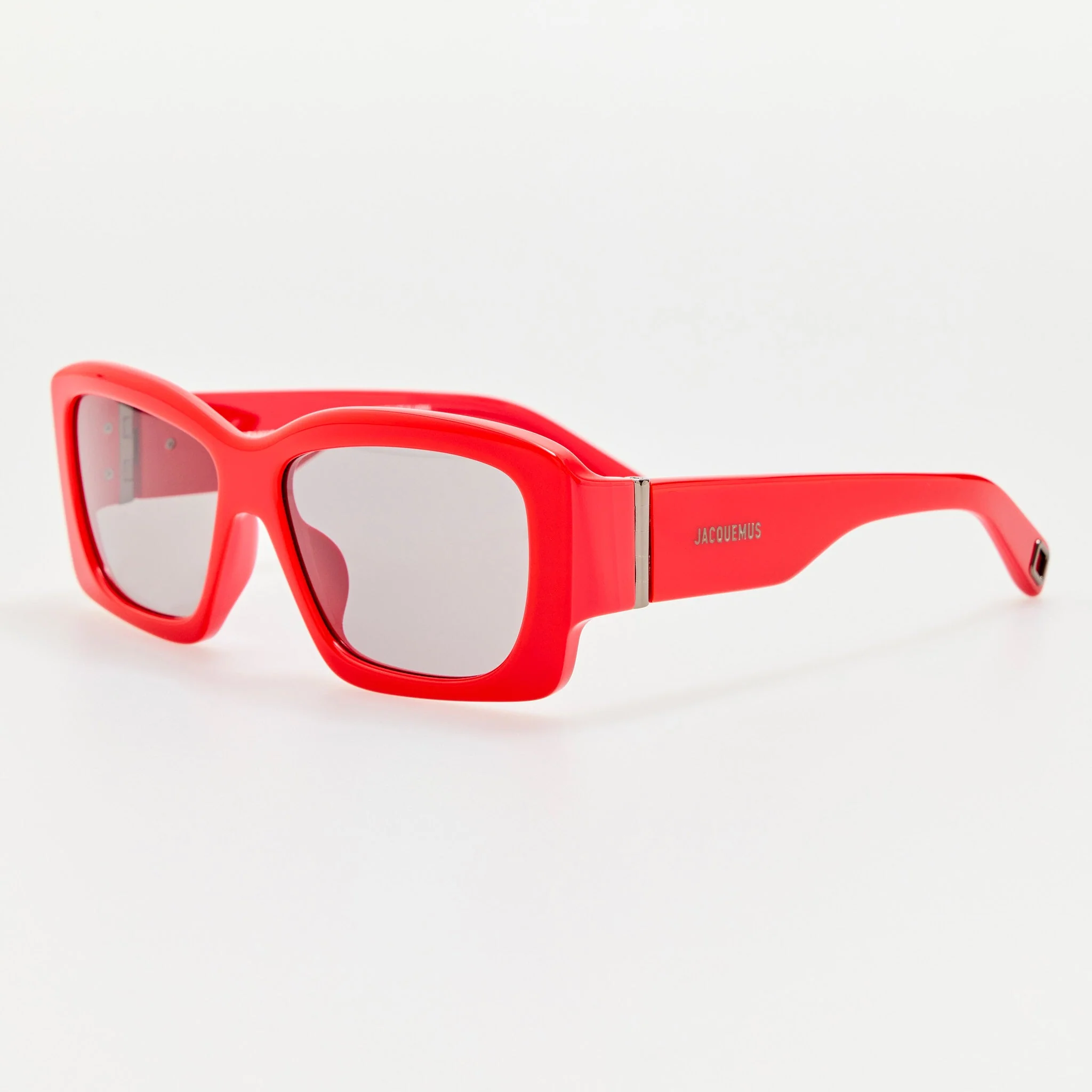 Croisiere Rectangular Sunglasses in Red - Image 2