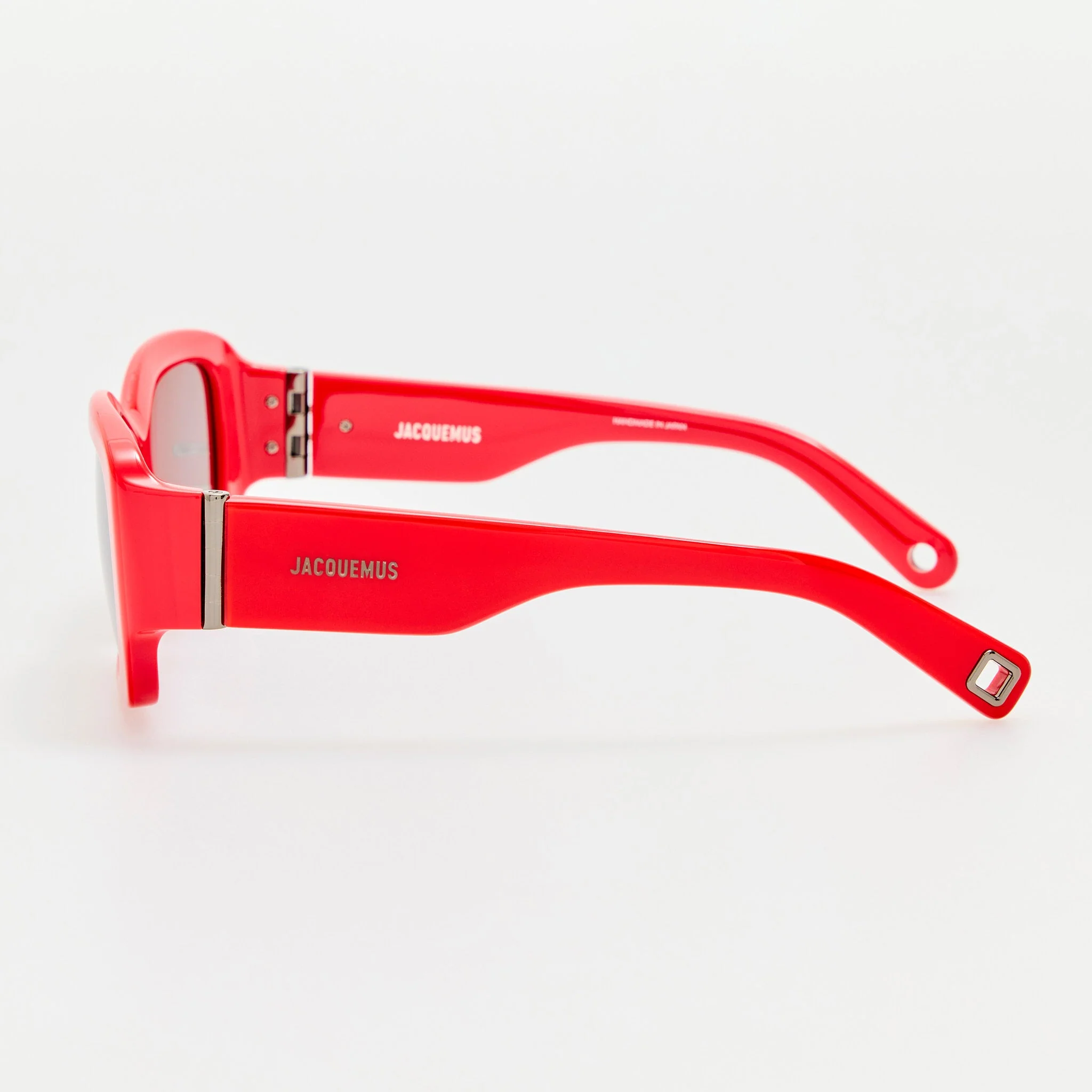 Croisiere Rectangular Sunglasses in Red - Image 3