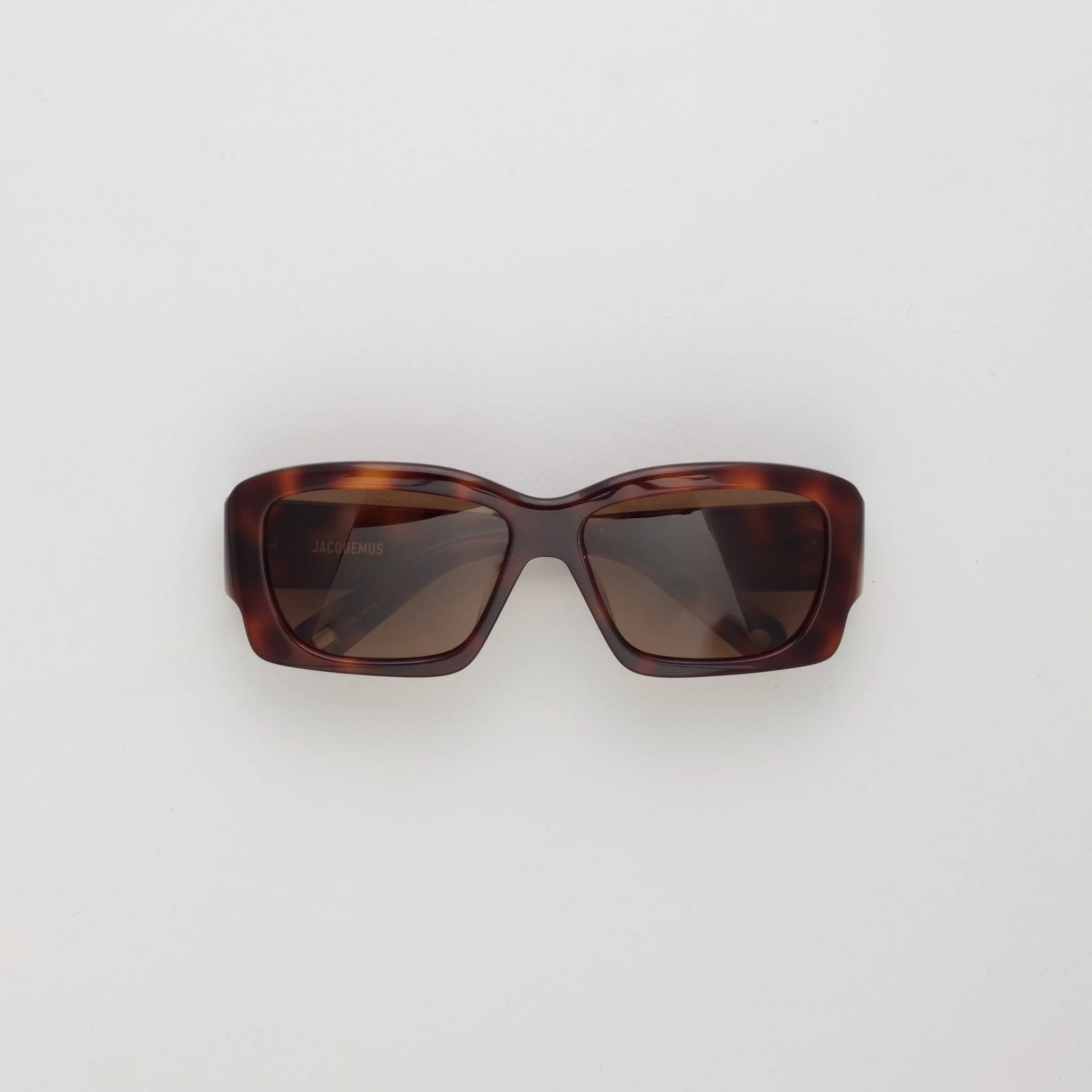 Croisiere Rectangular Sunglasses in Tortoiseshell