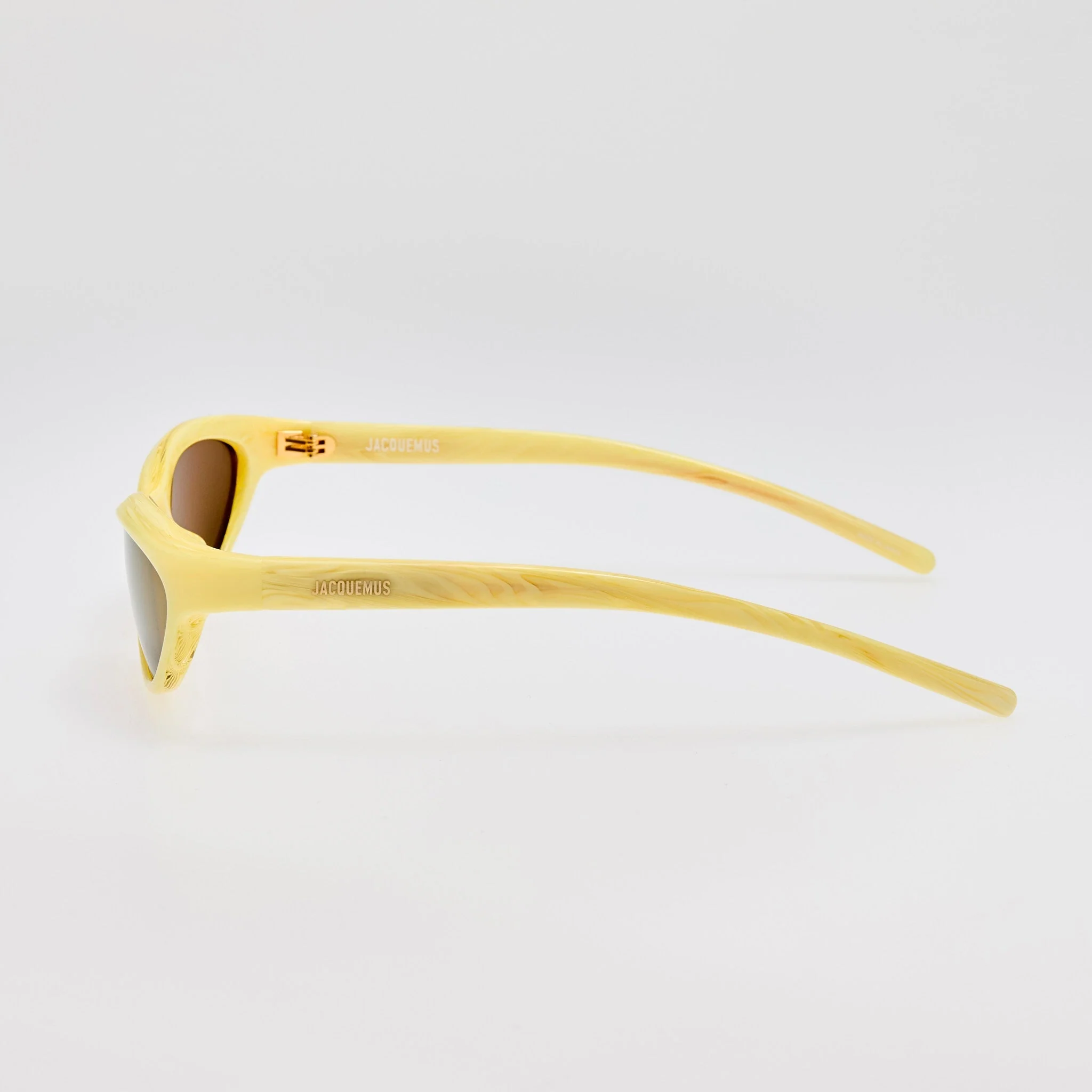 Curvo Sunglasses in Milky Yellow - Image 4