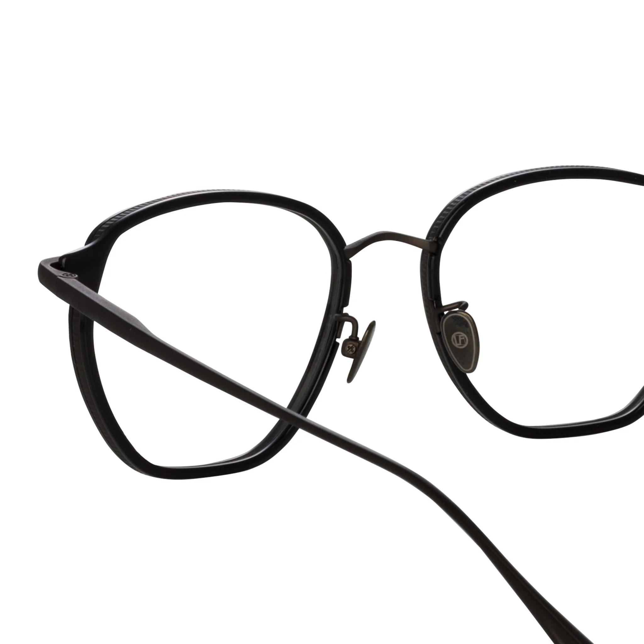 Danilo Optical Frame in Matt Black Nickel - Image 5