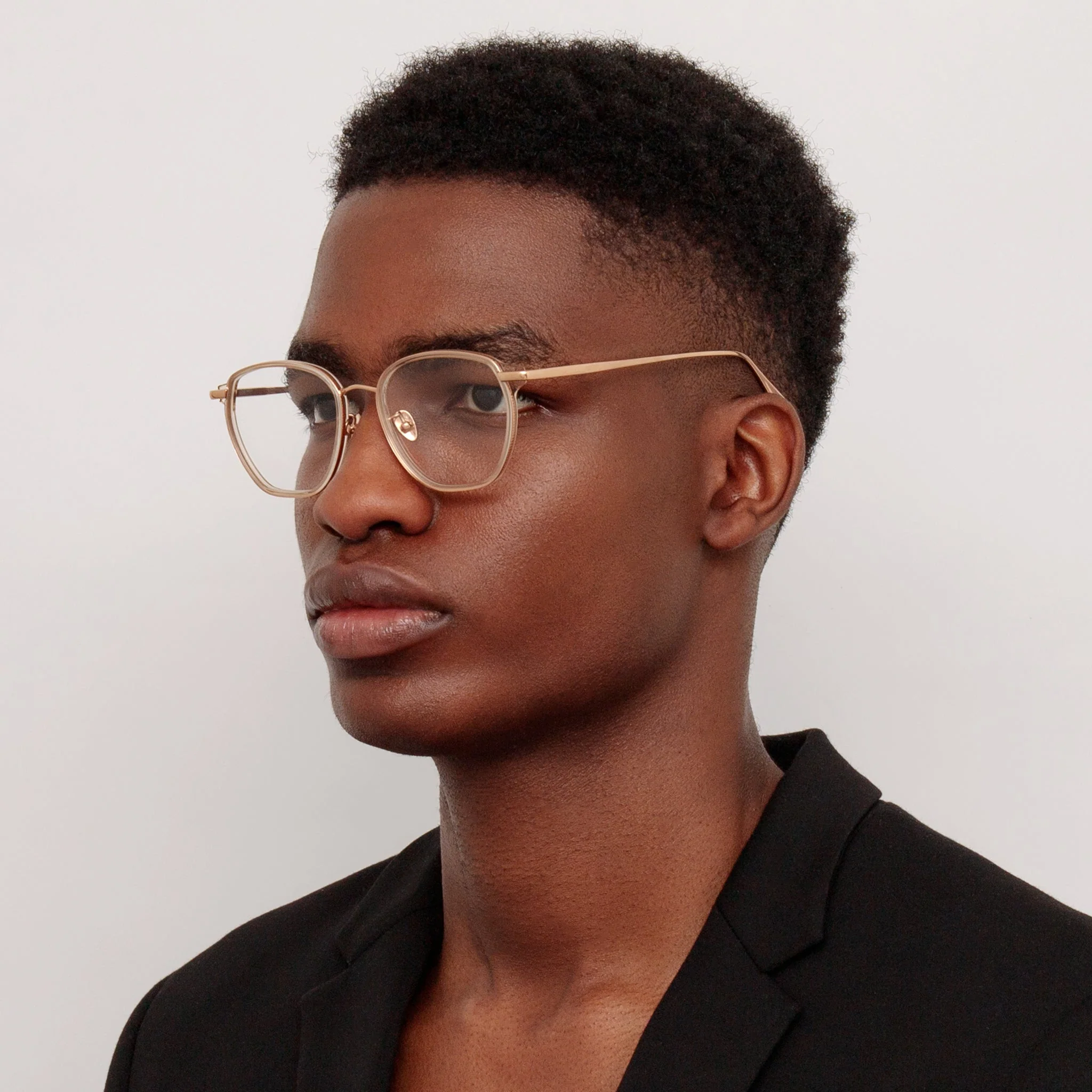 Danilo Optical Frame in 18K Rose Gold - Image 4