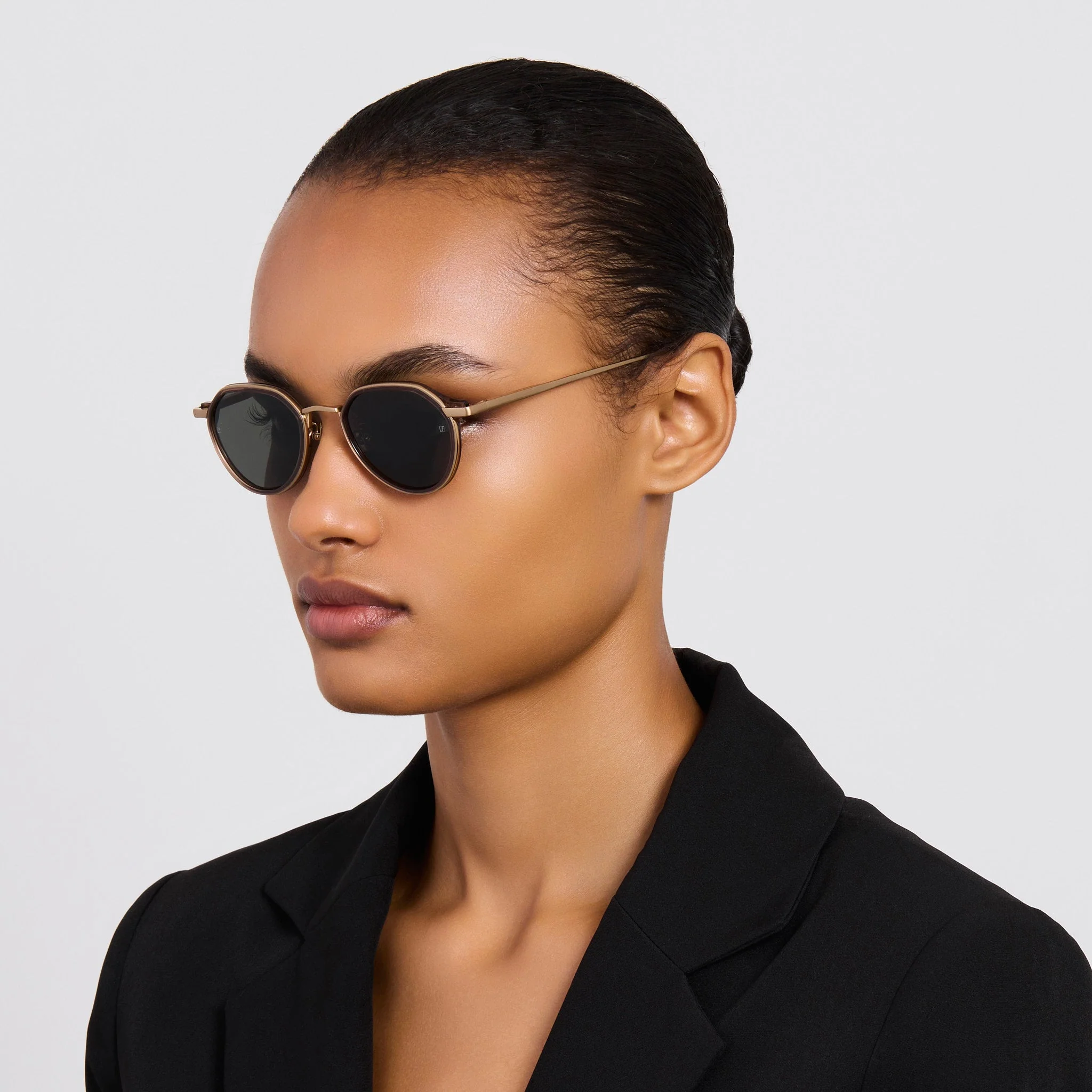 Dellal Sunglasses in Matt Champagne - Image 3
