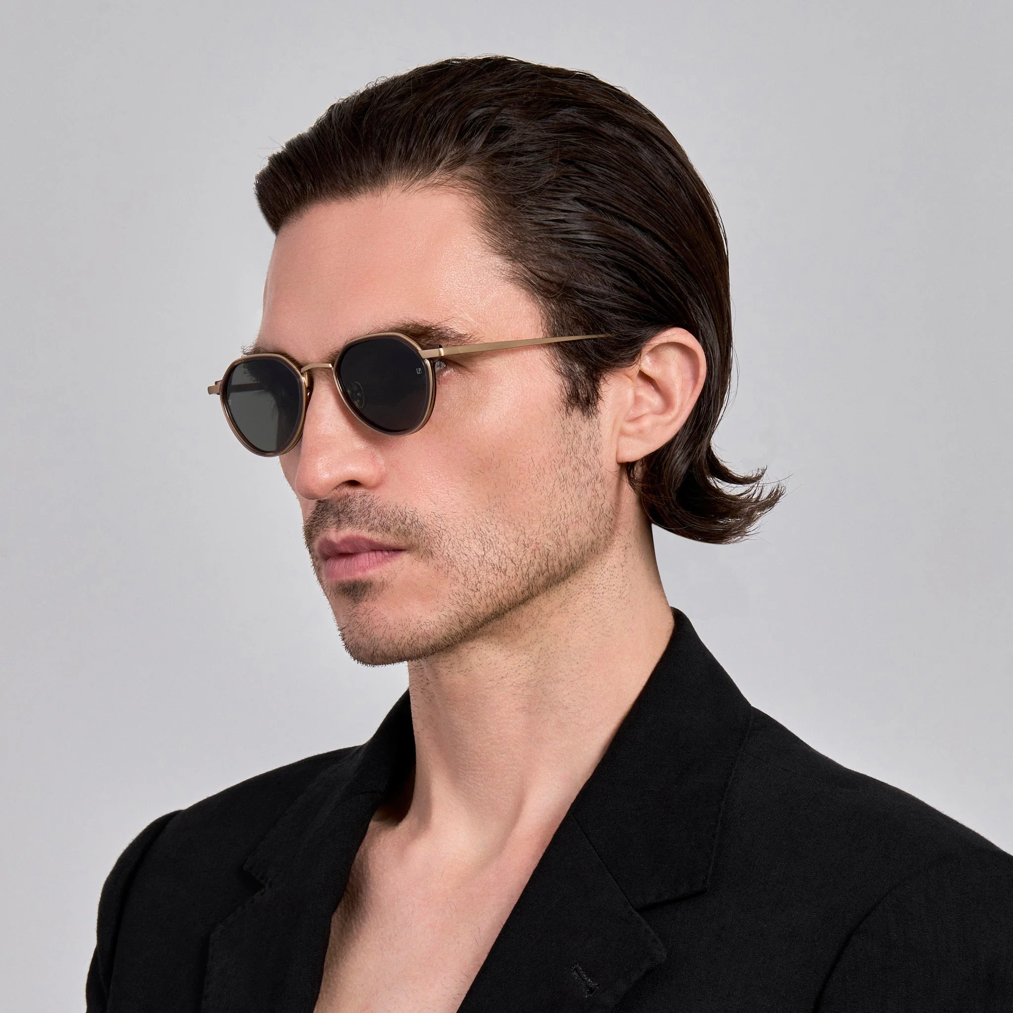 Dellal Sunglasses in Matt Champagne - Image 4