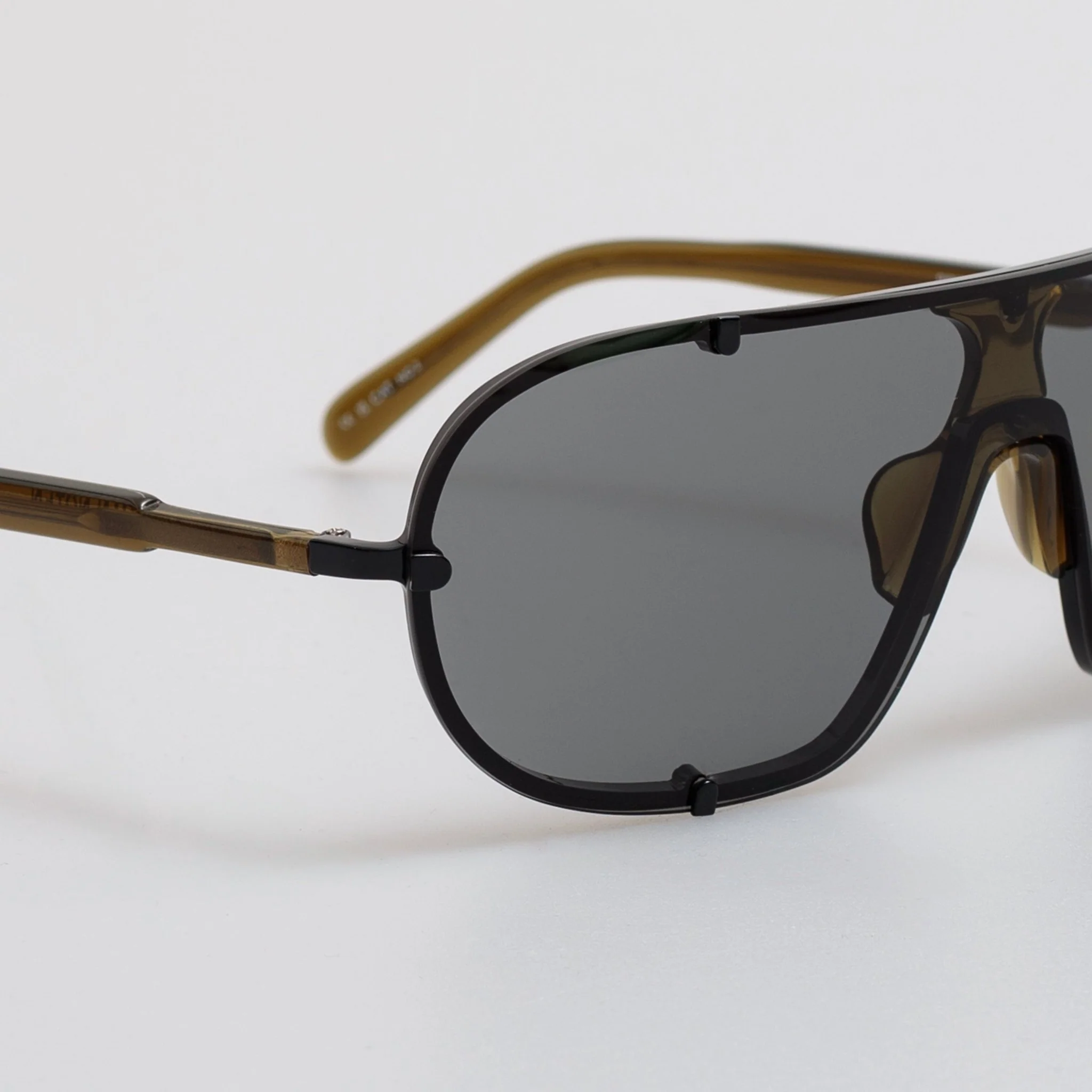 Aviator Sunglasses in Black - Image 4