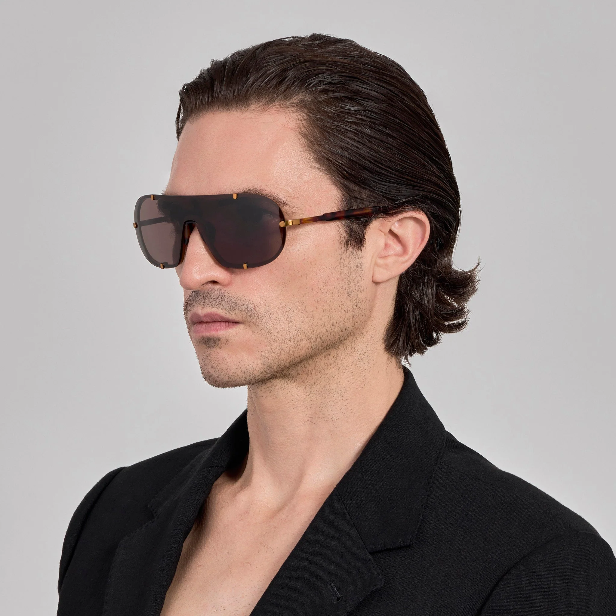 Aviator Sunglasses in Old Gold - Image 3