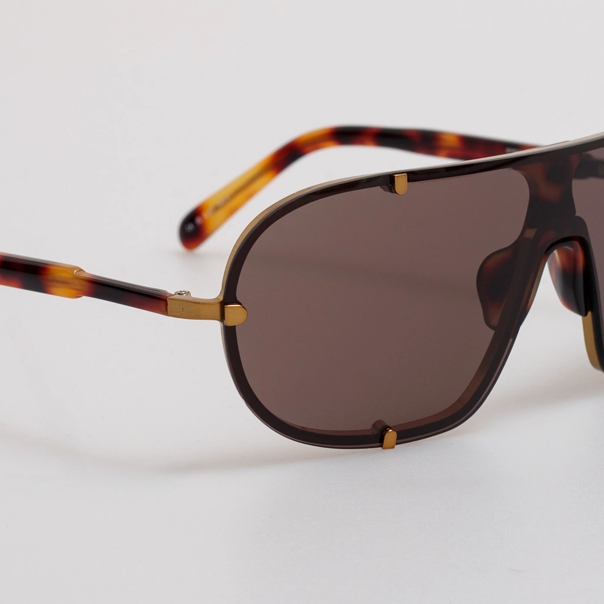 Aviator Sunglasses in Old Gold - Image 4