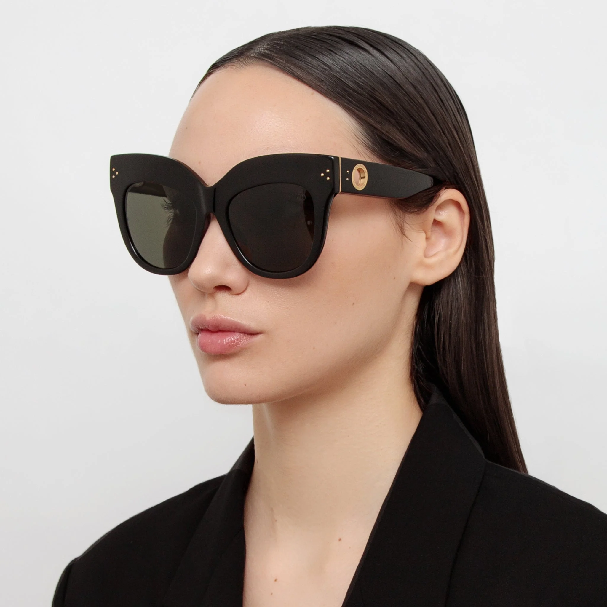 Dunaway Sunglasses in Black - Image 3