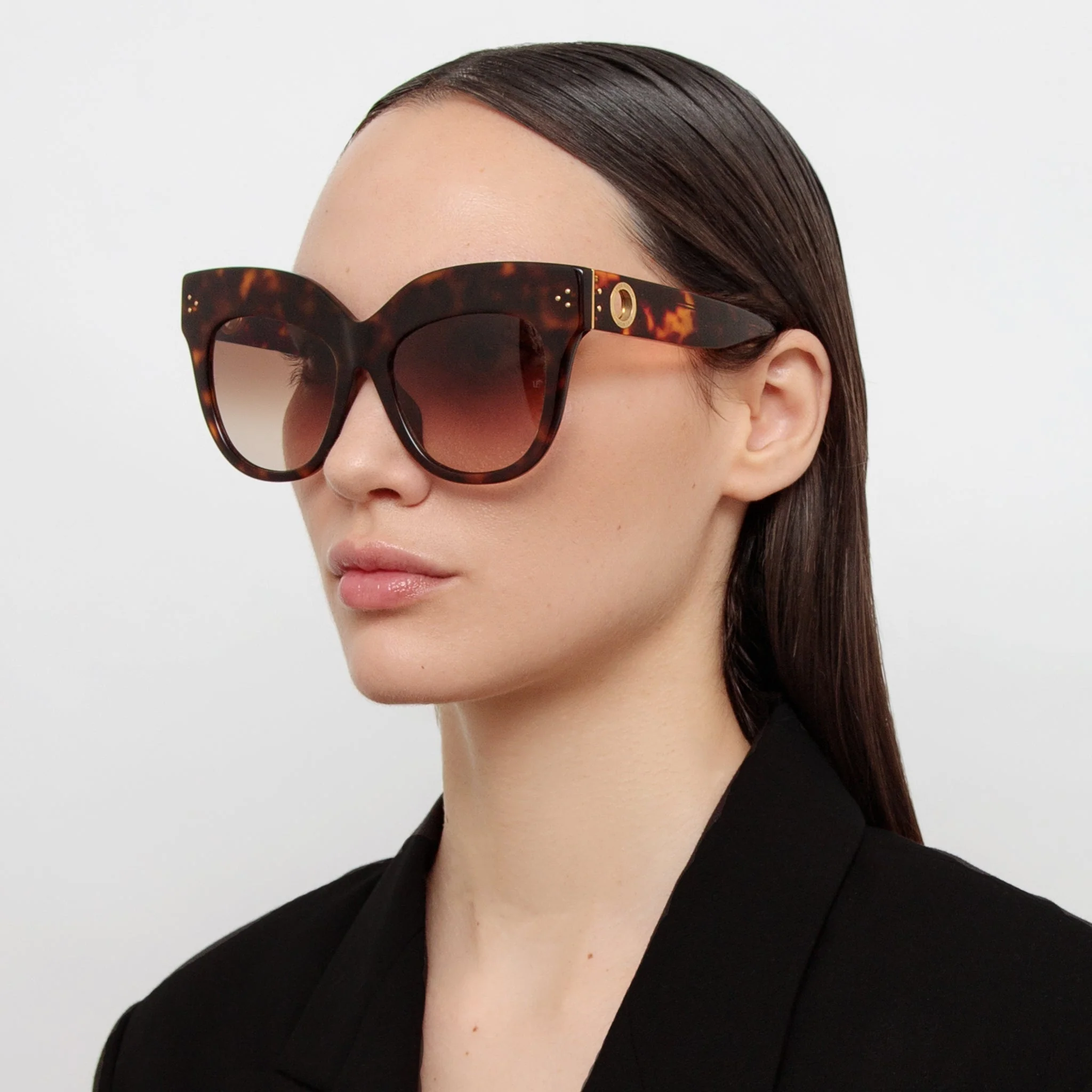 Dunaway Sunglasses in Tortoiseshell Frame - Image 3