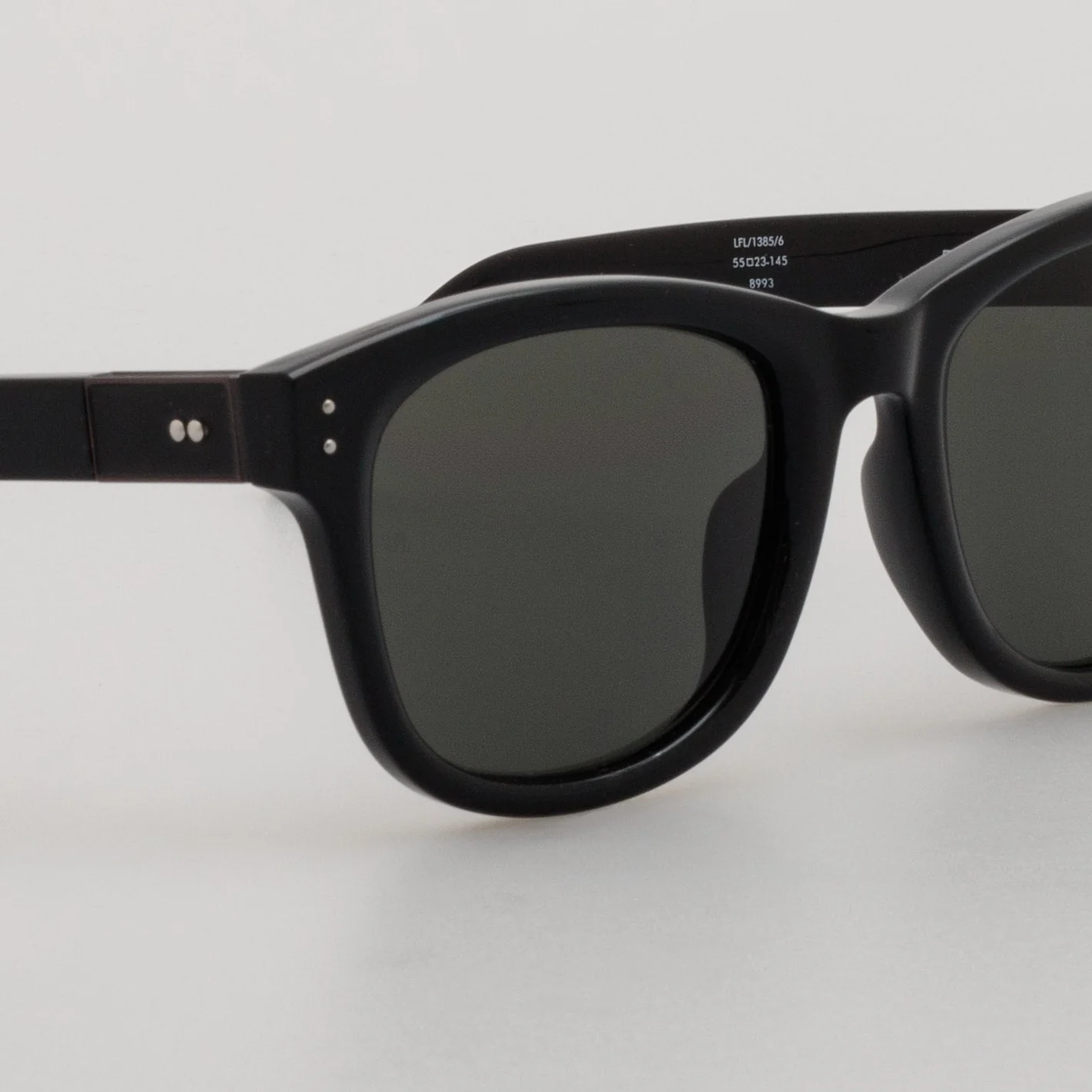Edson Sunglasses in Black and Nickel - Image 4