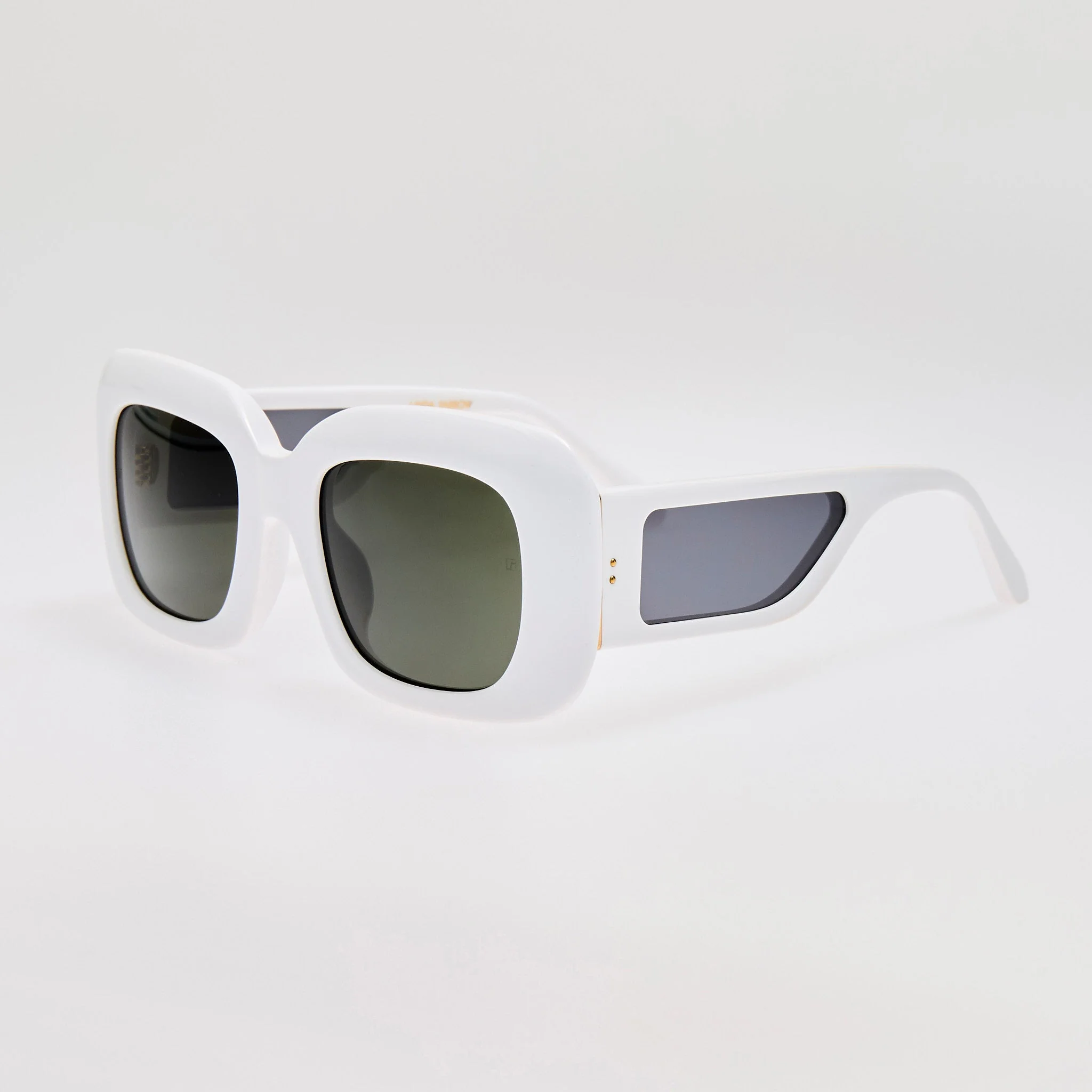 Emmy Sunglasses in White - Image 2