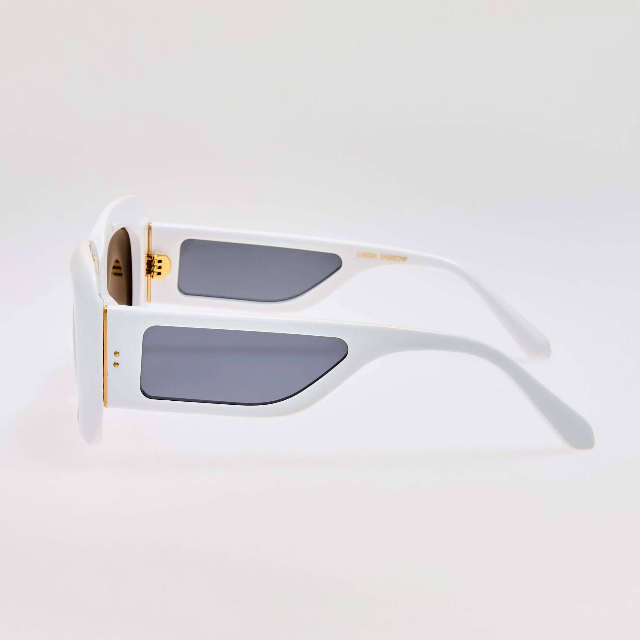 Emmy Sunglasses in White - Image 5