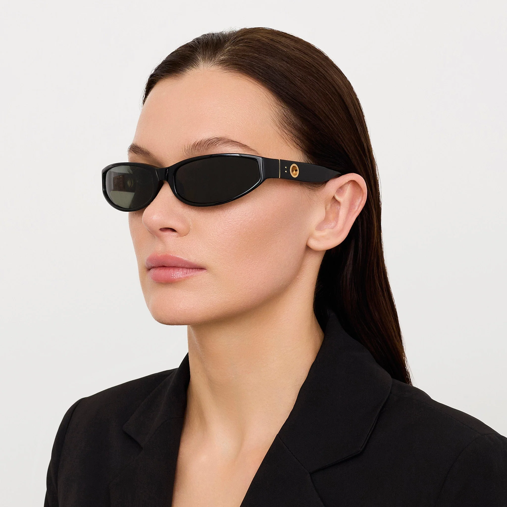 Etain Sunglasses in Black - Image 4