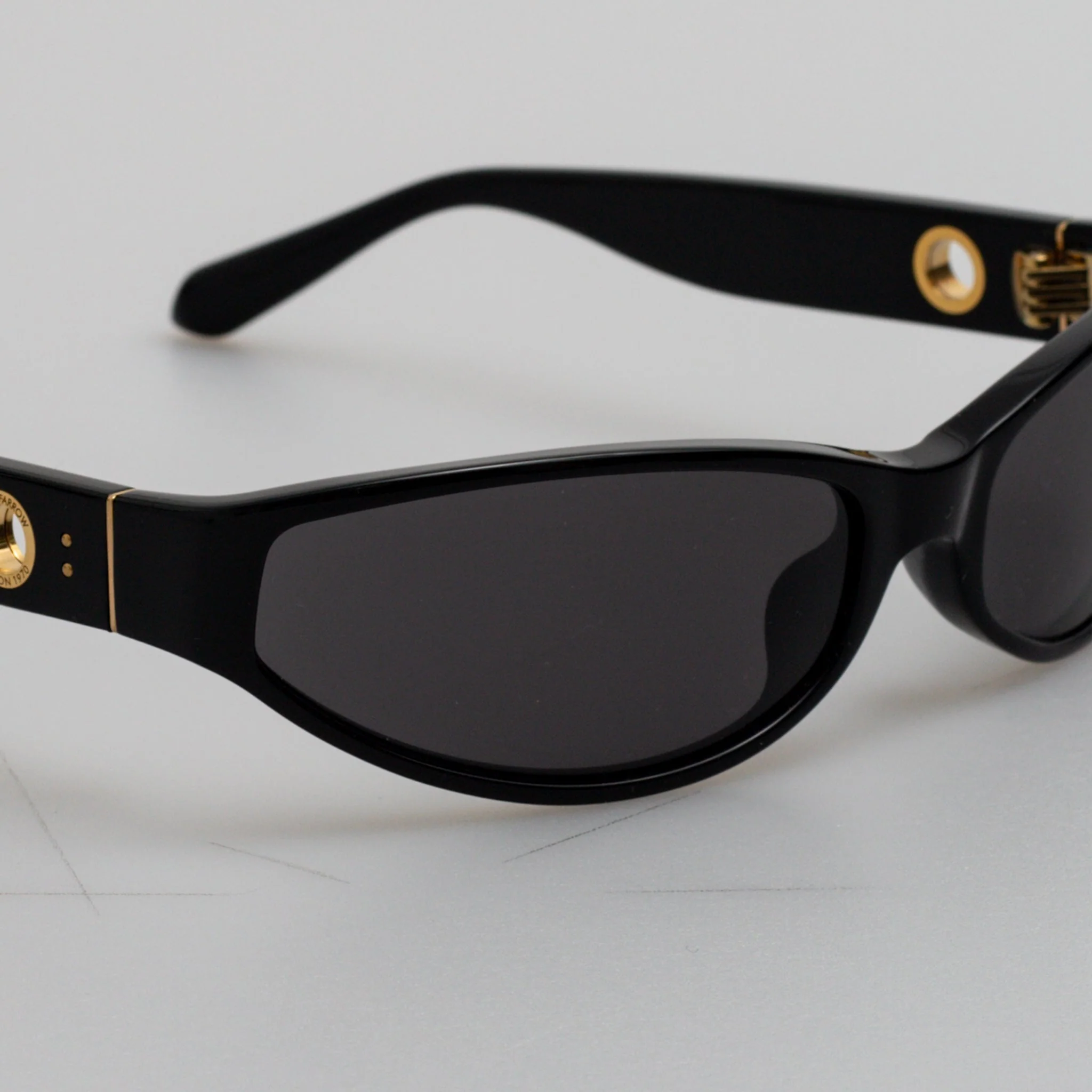 Etain Sunglasses in Black - Image 5