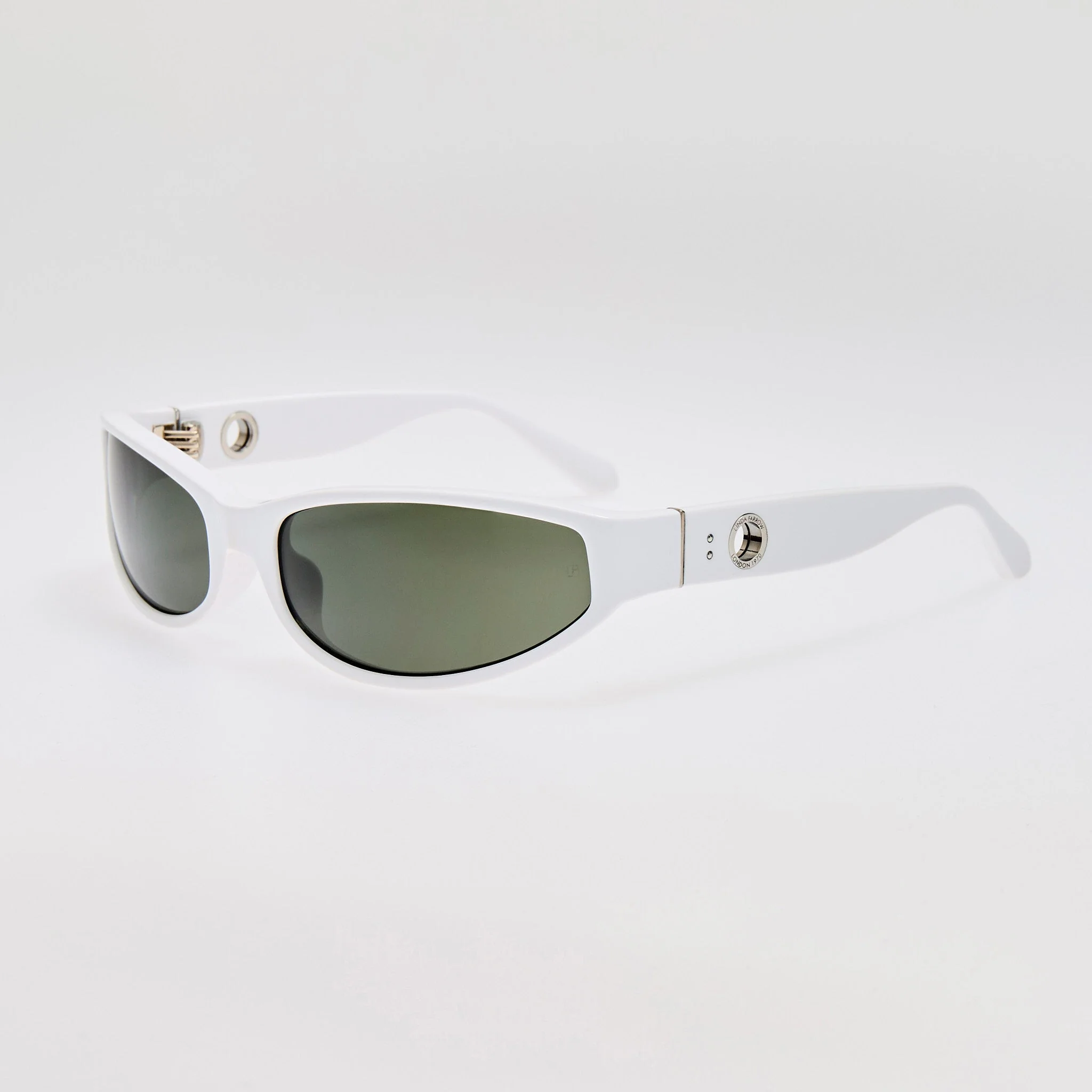 Etain Sunglasses in White - Image 2