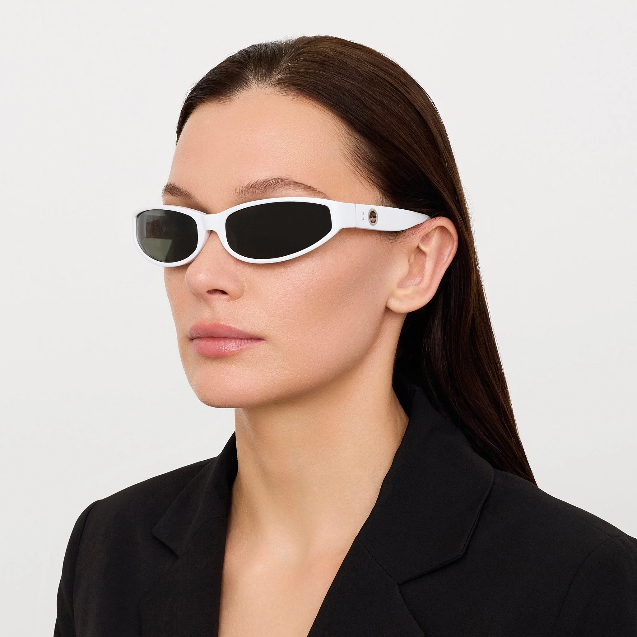 Etain Sunglasses in White - Image 4
