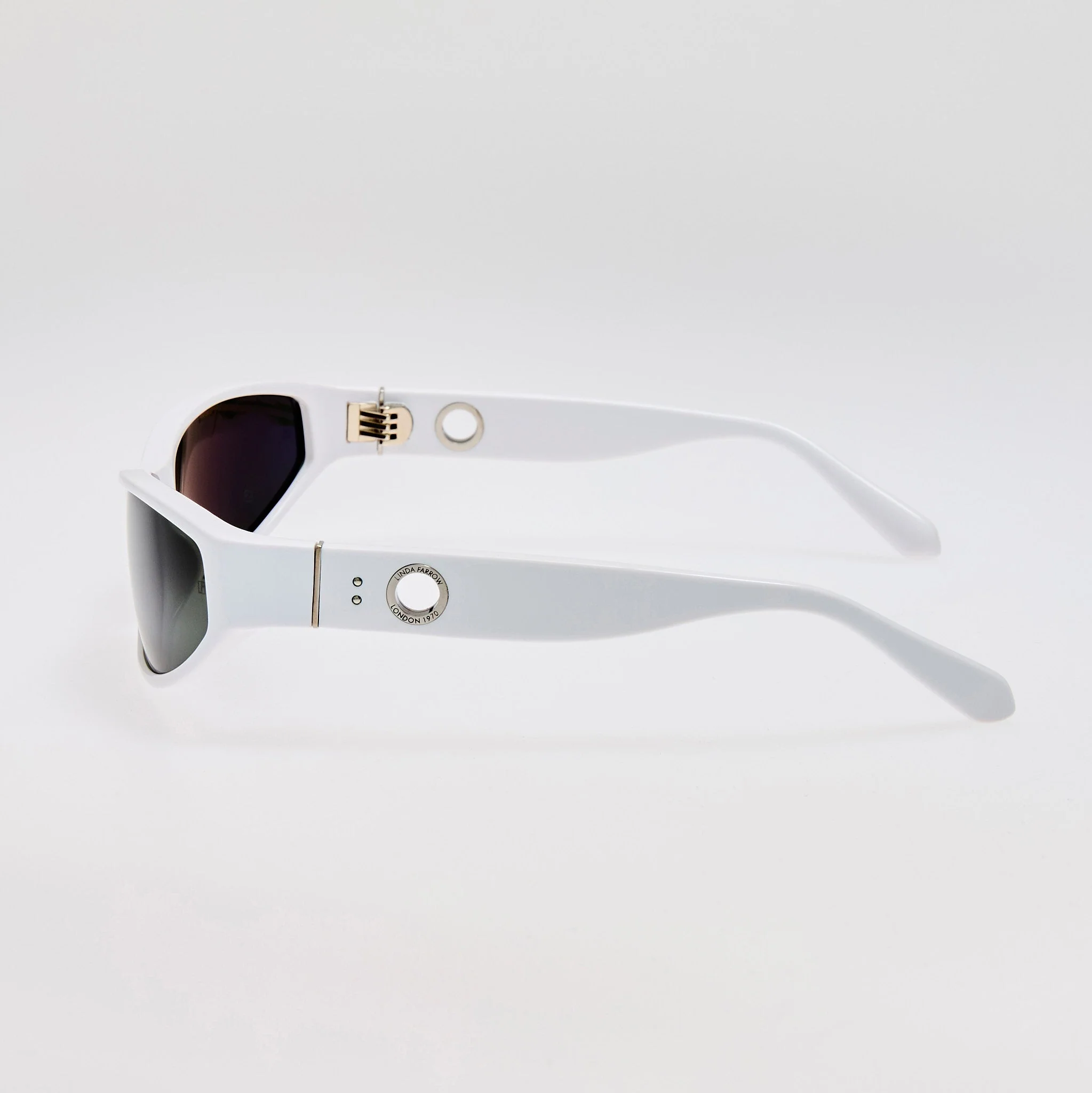 Etain Sunglasses in White - Image 6