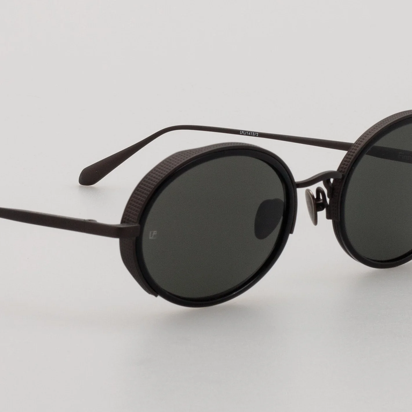 Finn Sunglasses in Matt Black Nickel - Image 4