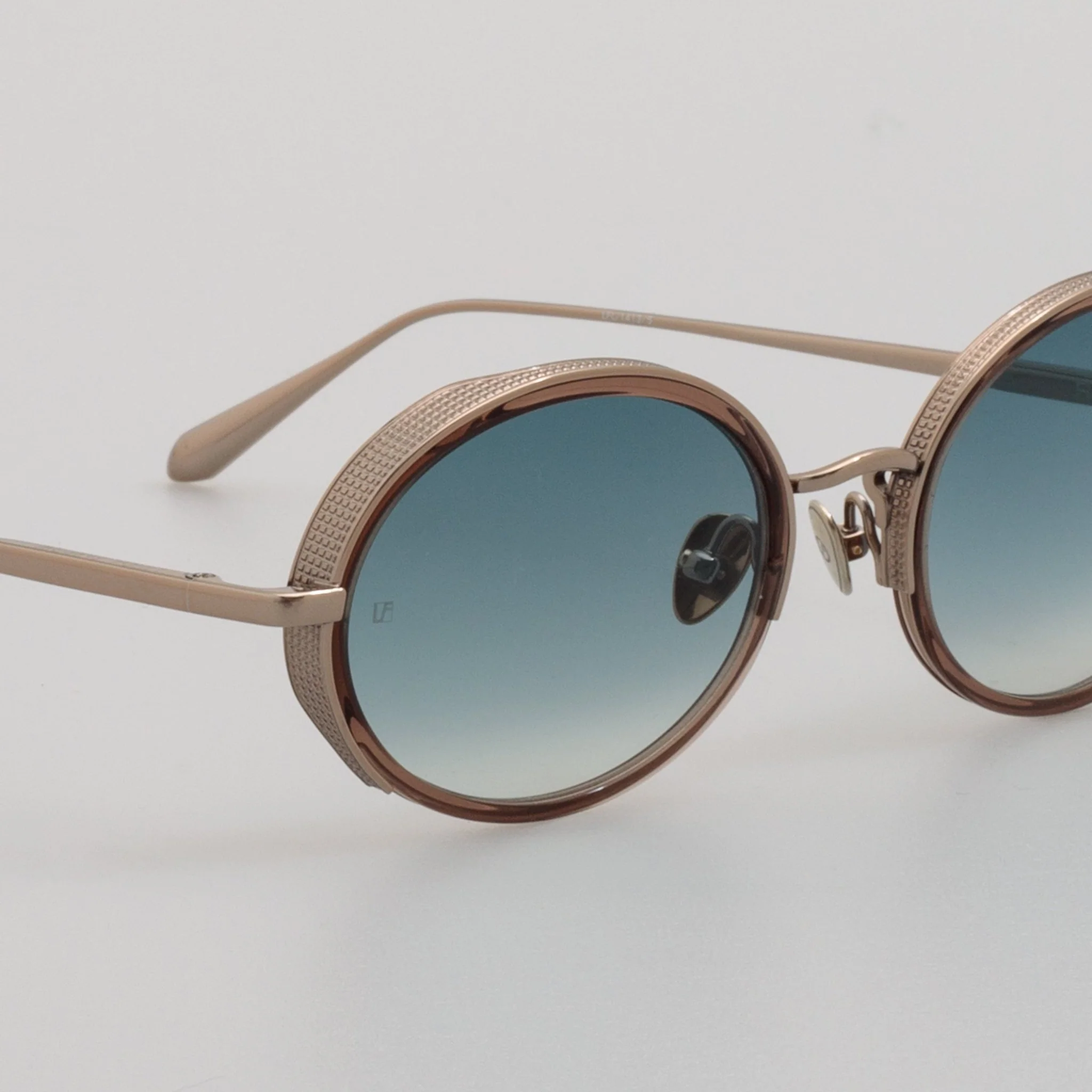 Finn Sunglasses in 22K Light Gold - Image 5