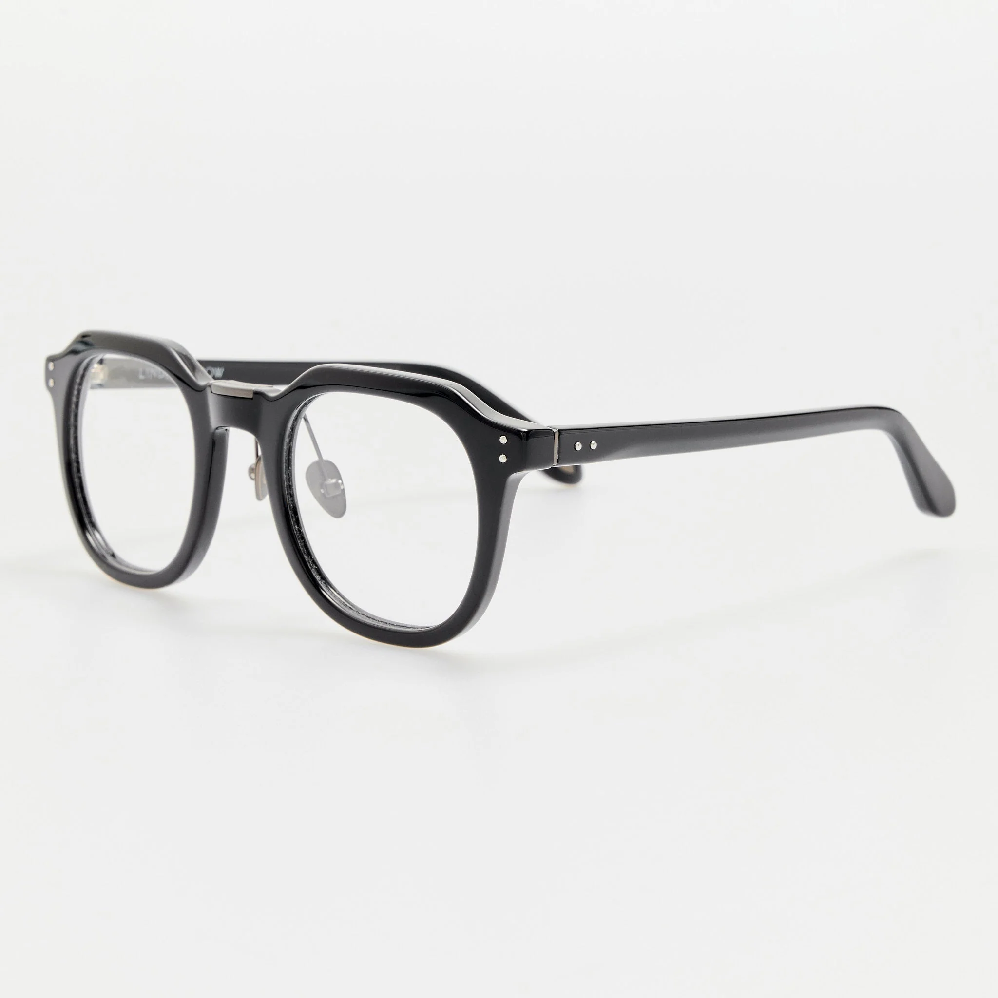 Fletcher Optical Frame in Matt Black Nickel - Image 2
