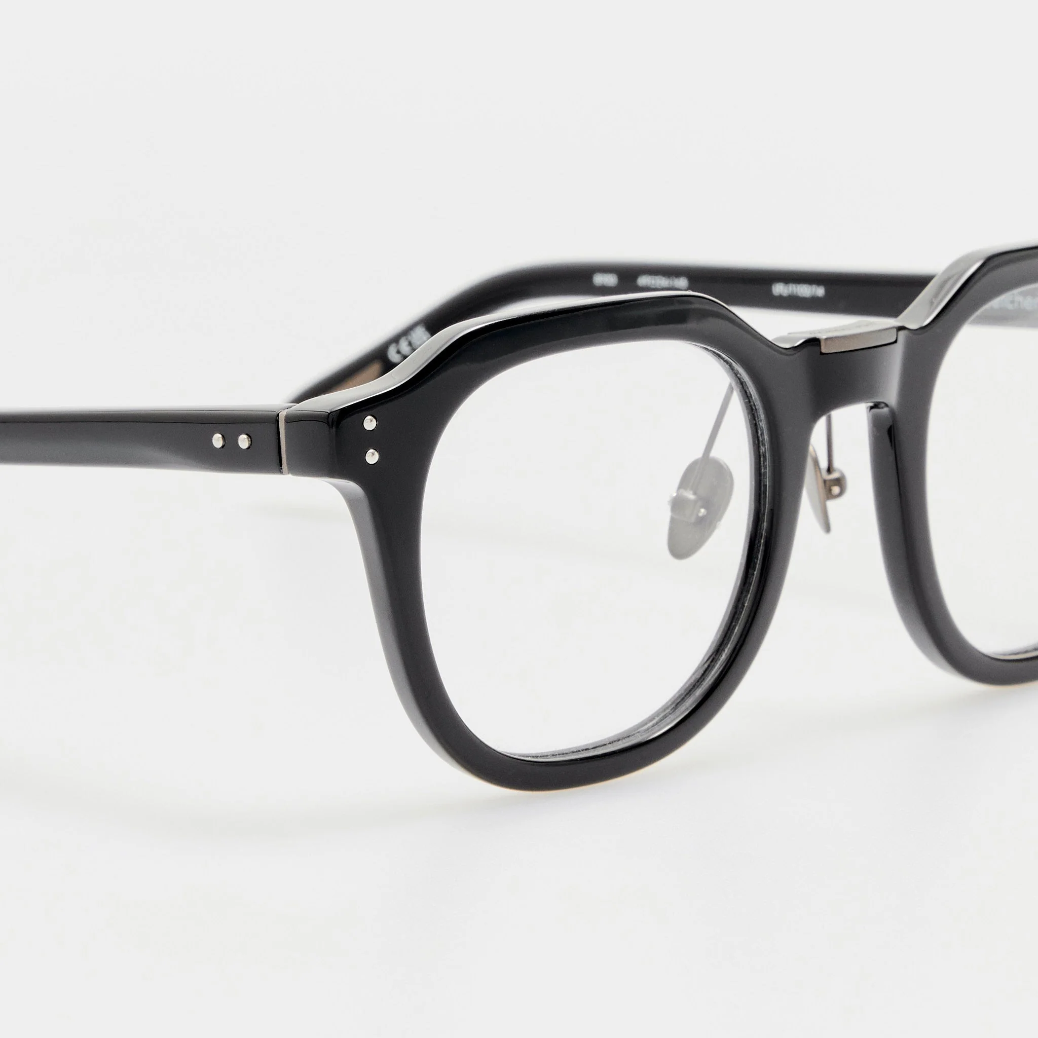 Fletcher Optical Frame in Matt Black Nickel - Image 5