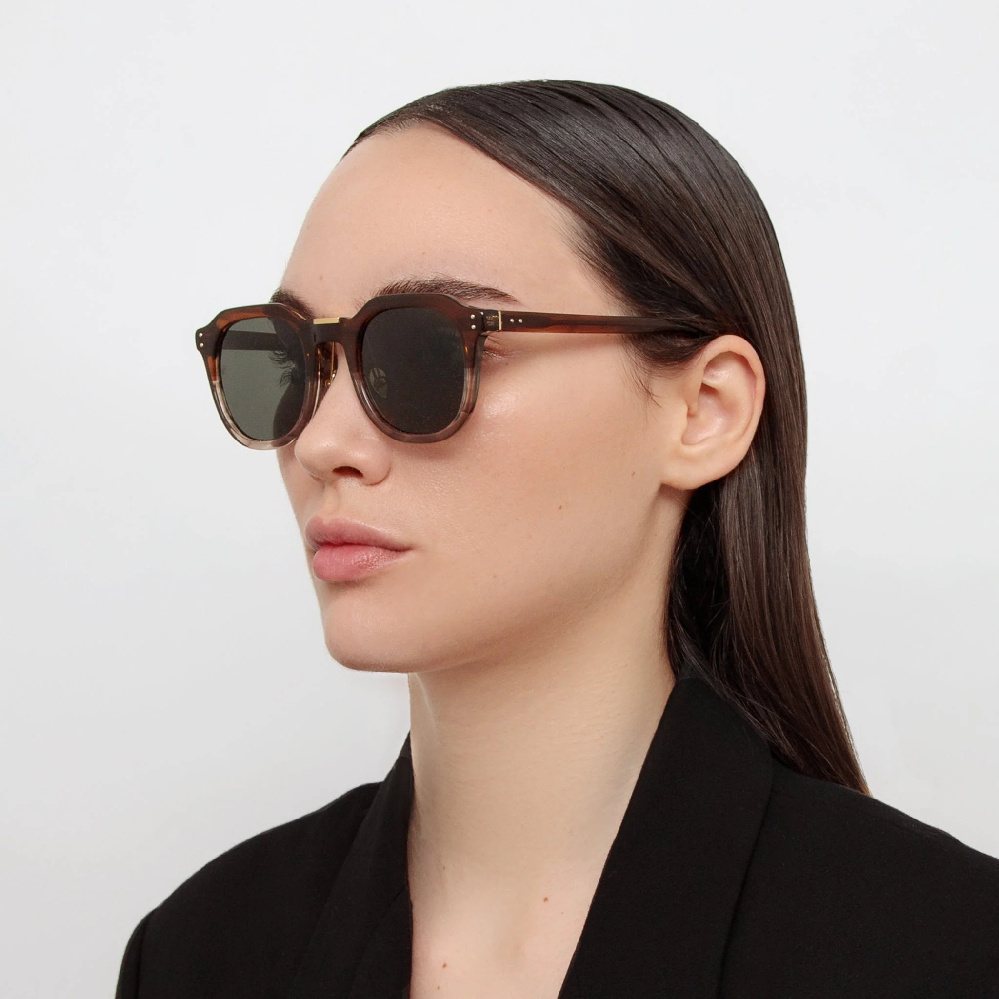 Fletcher Sunglasses in Caramel Horn - Image 3