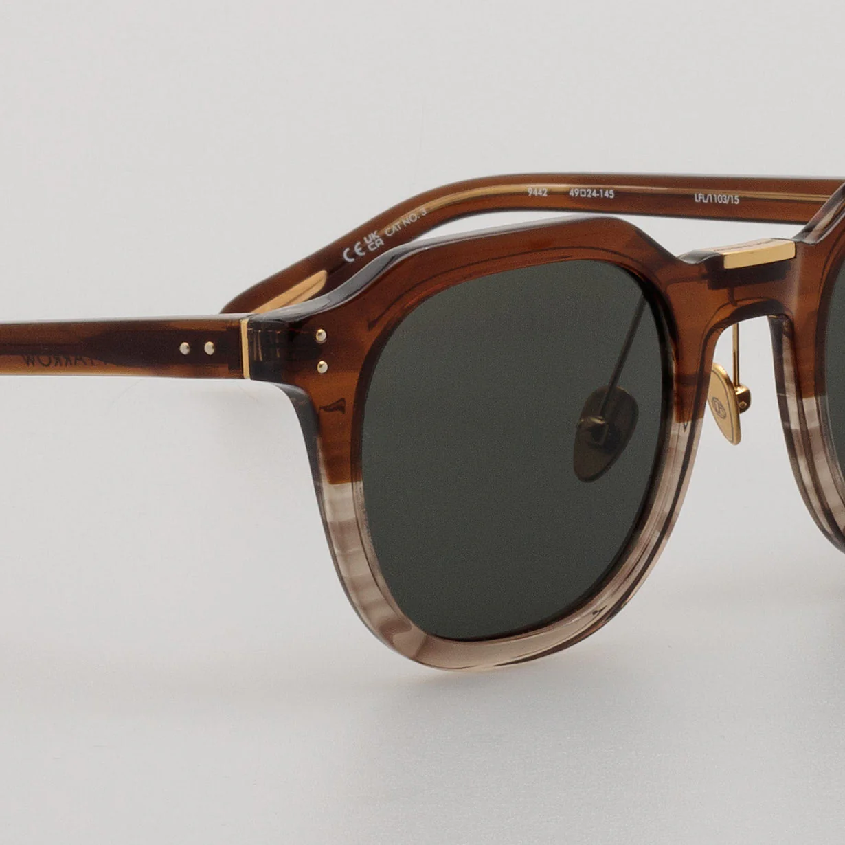 Fletcher Sunglasses in Caramel Horn - Image 7