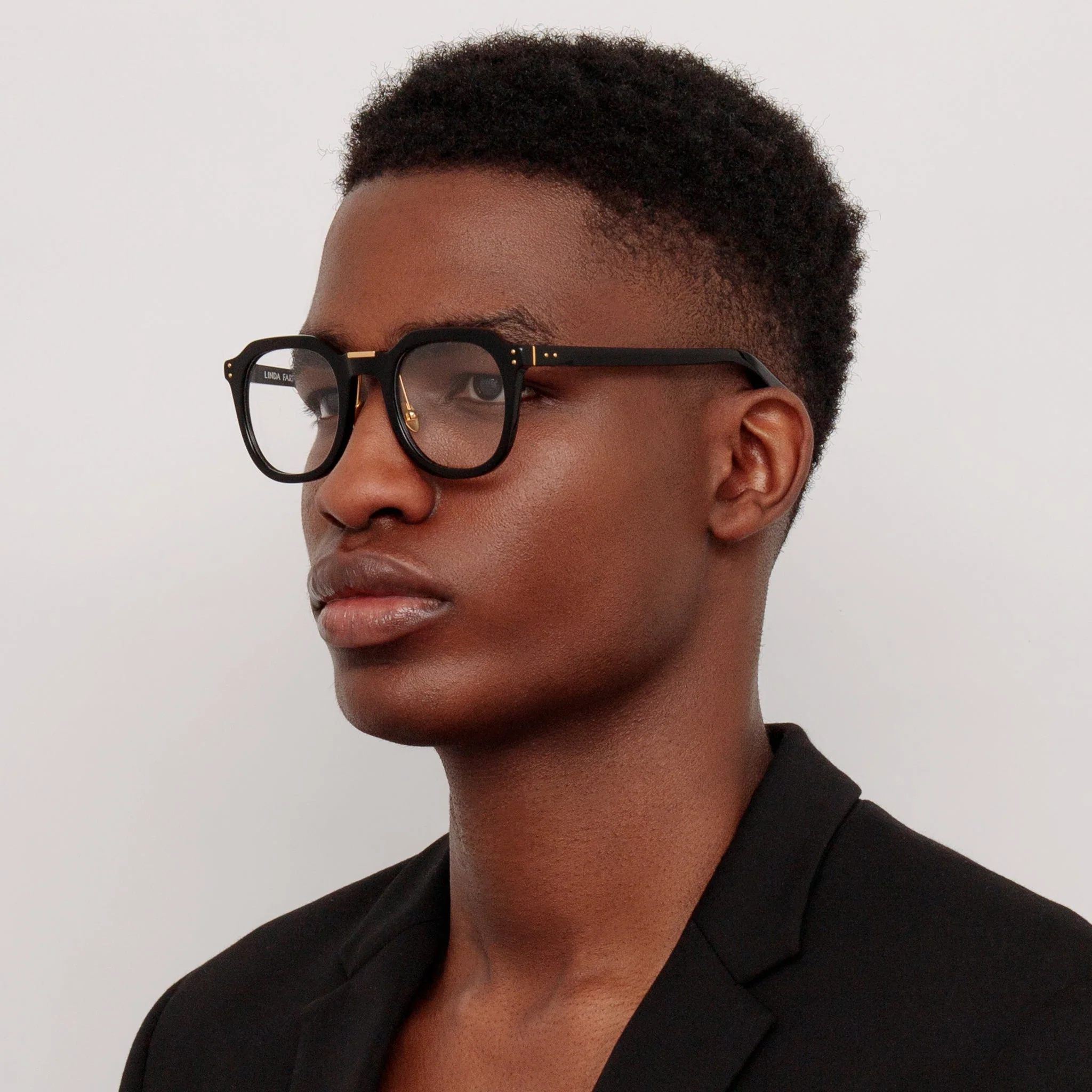 Fletcher Optical Frame in Black - Image 3