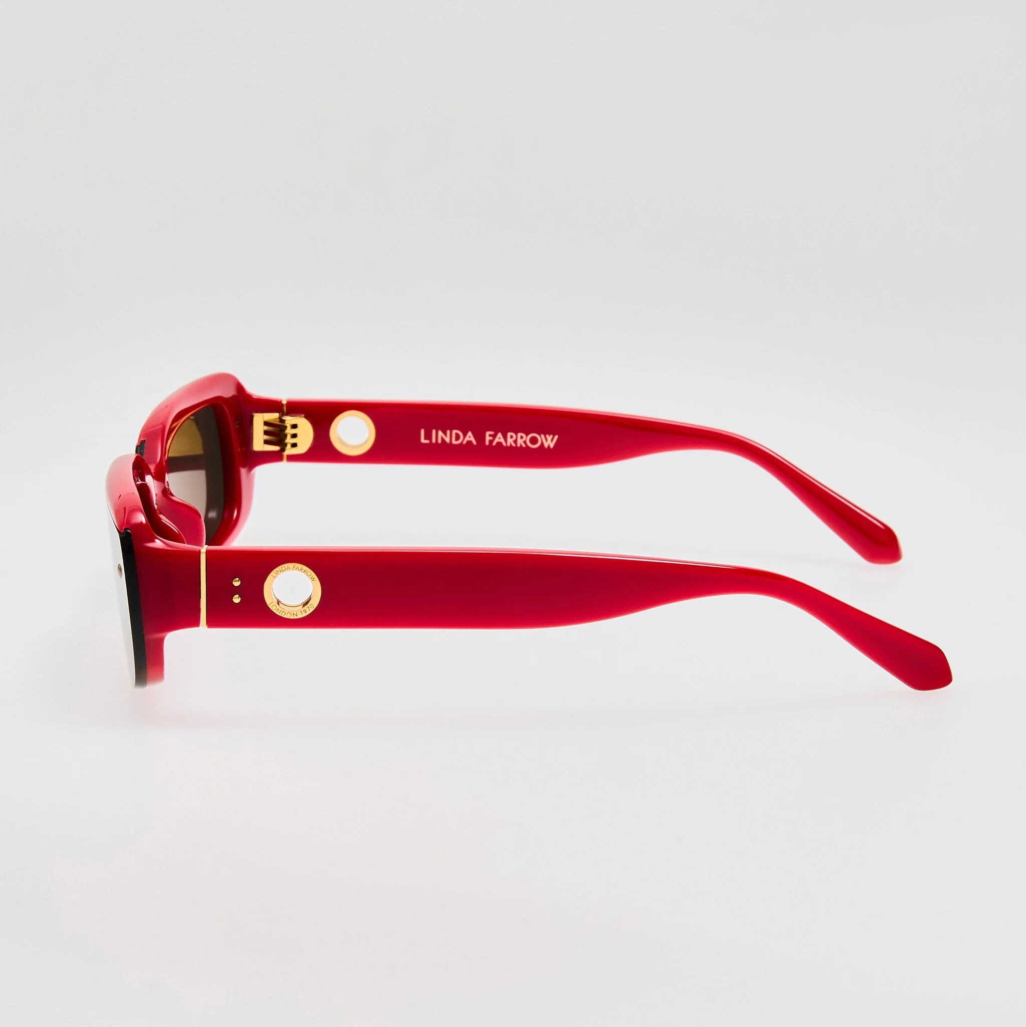 Flick Sunglasses in Red and Black - Image 5