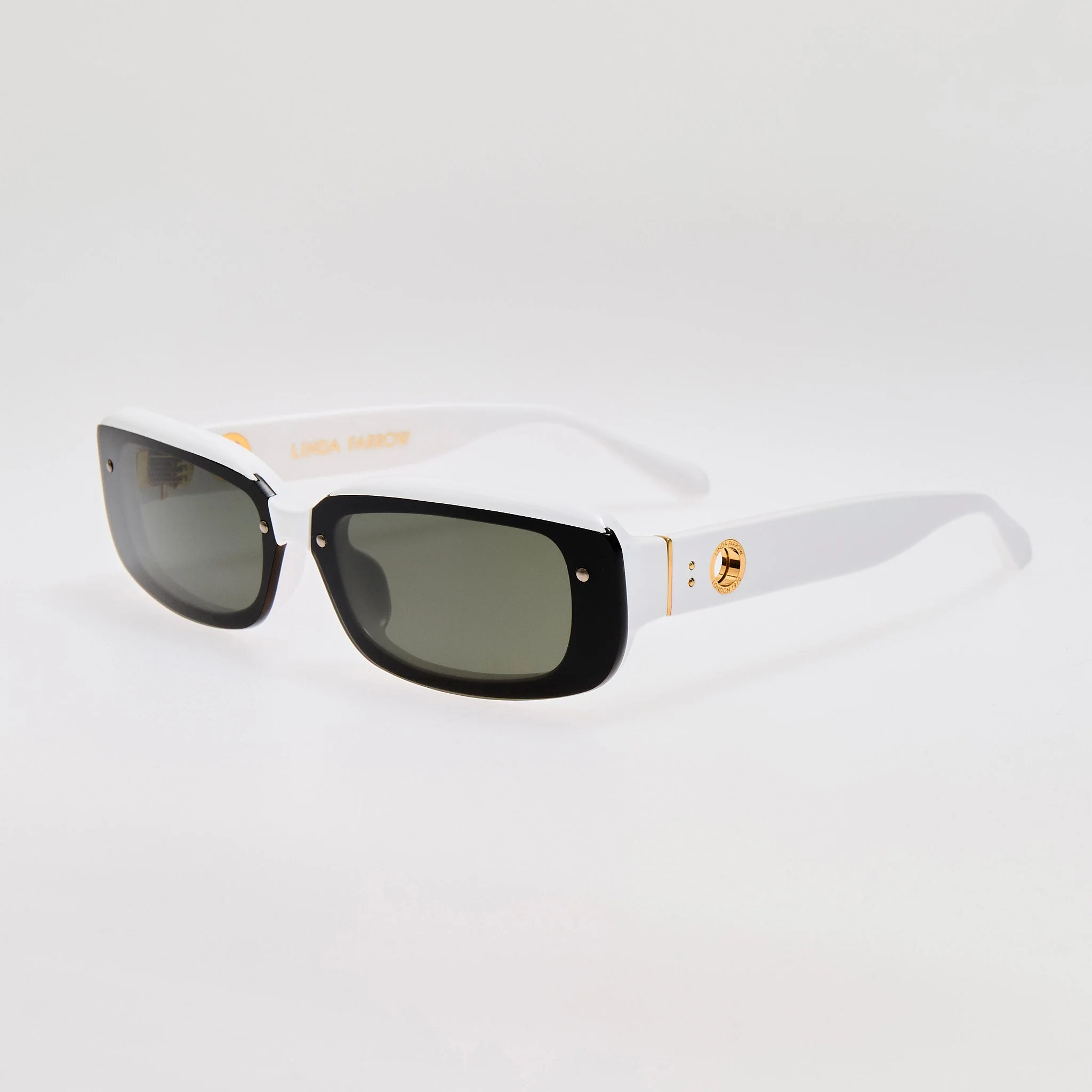 Flick Sunglasses in White - Image 2