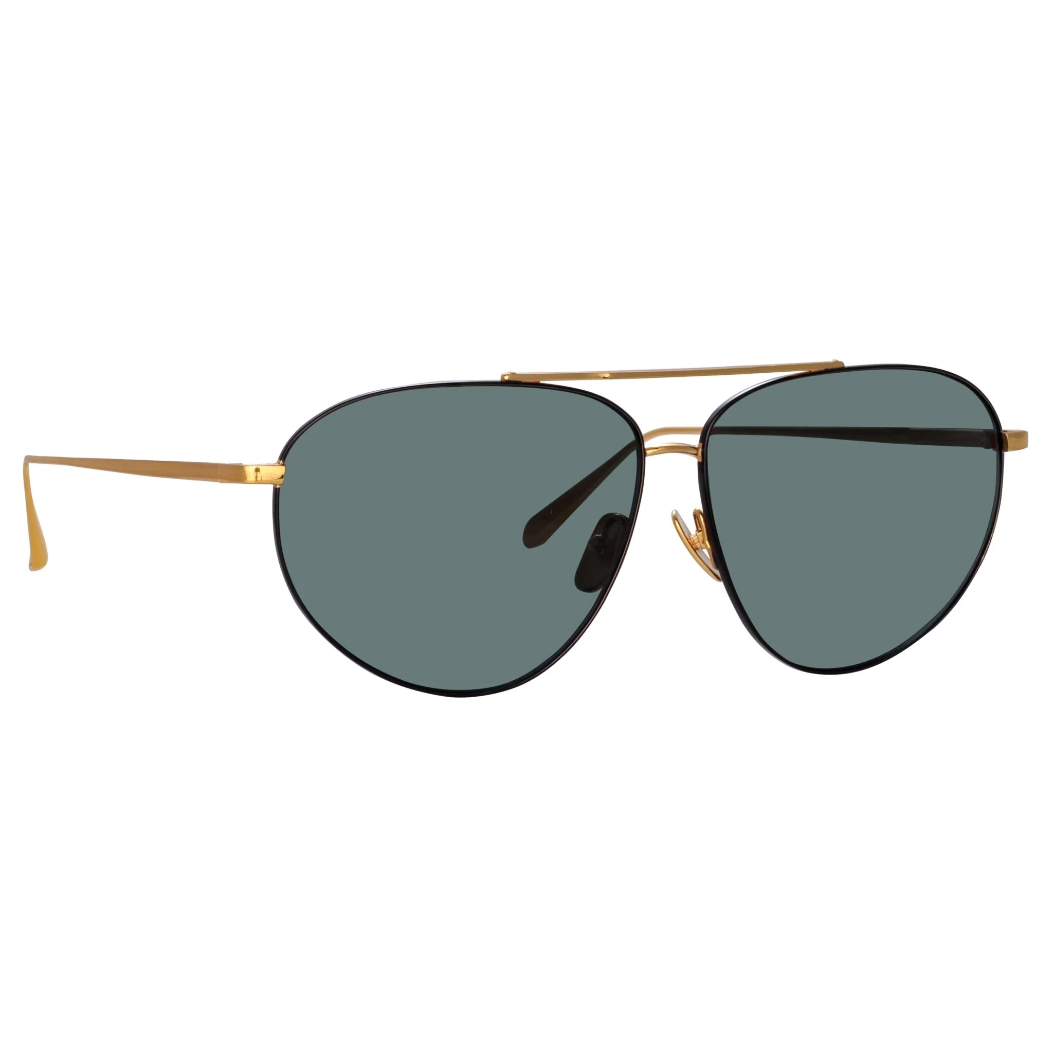 Gabriel Sunglasses in 22K Yellow Gold - Image 3