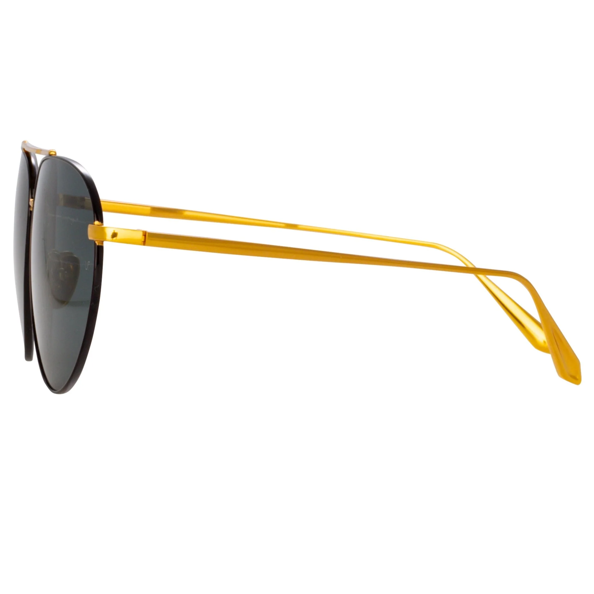 Gabriel Sunglasses in 22K Yellow Gold - Image 5