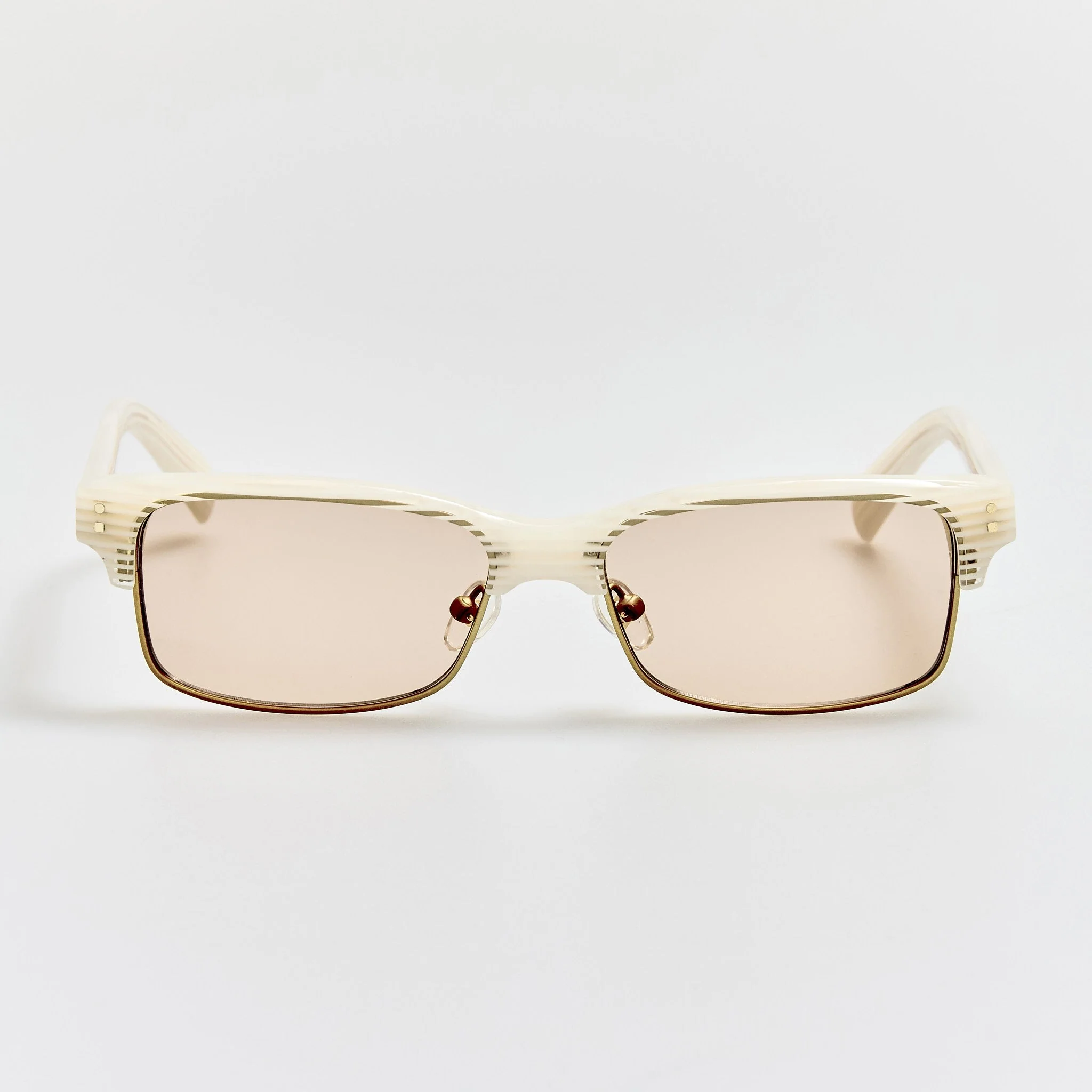 Gardian Sunglasses in Striped Cream