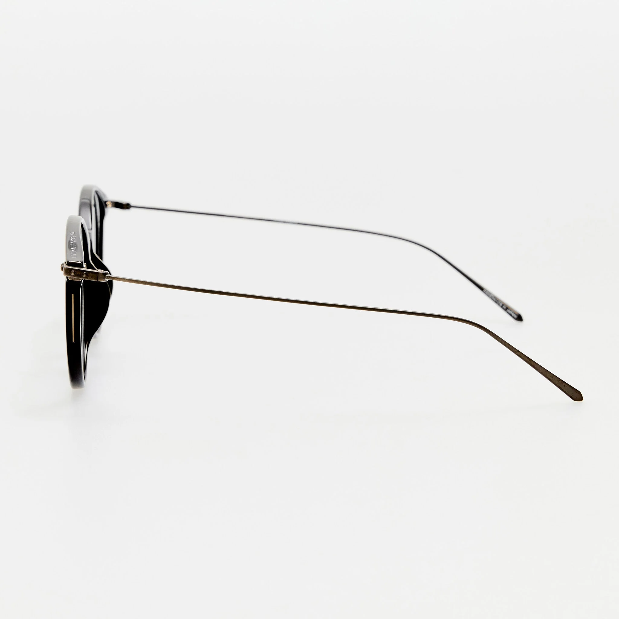 Gray Optical Frame in Black Matt Nickel - Image 5