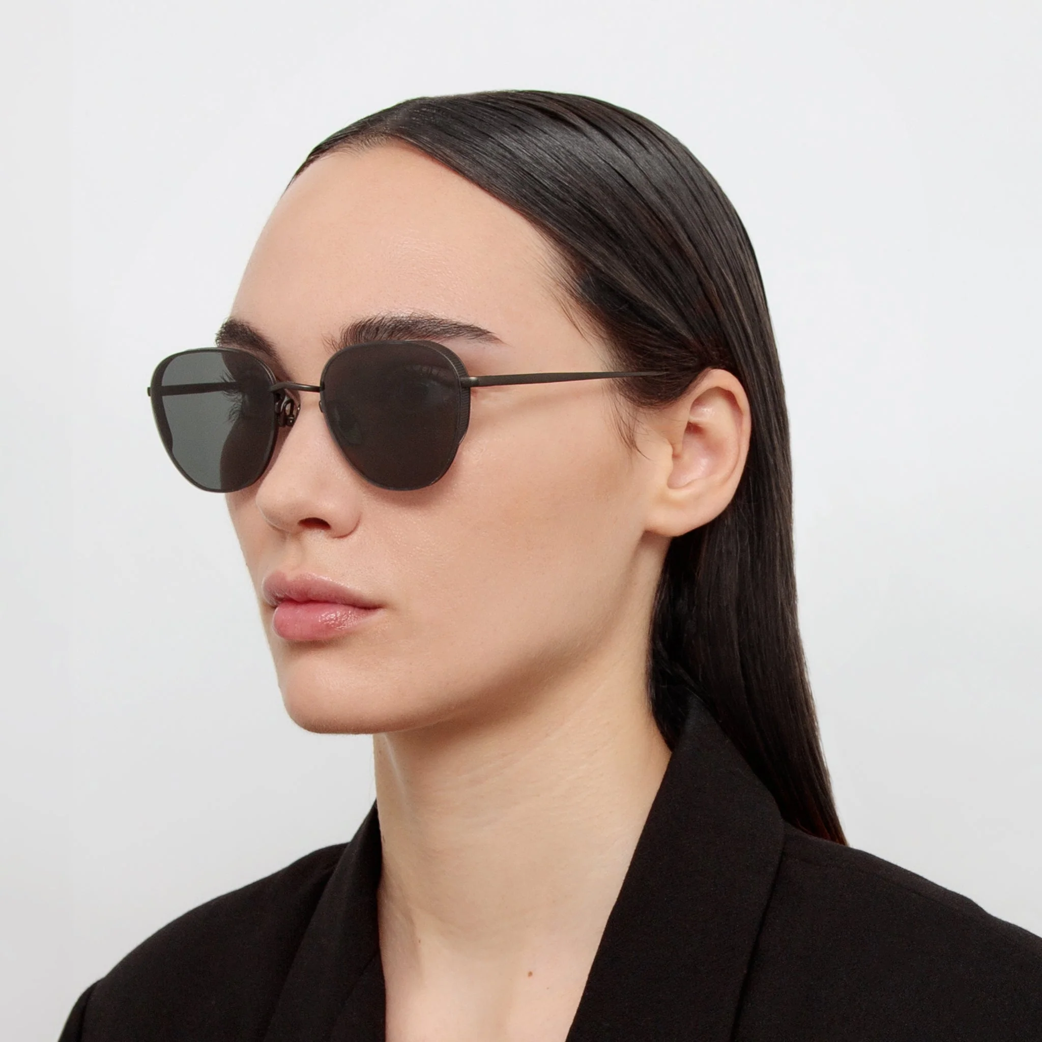 Hardy Sunglasses in Nickel - Image 4